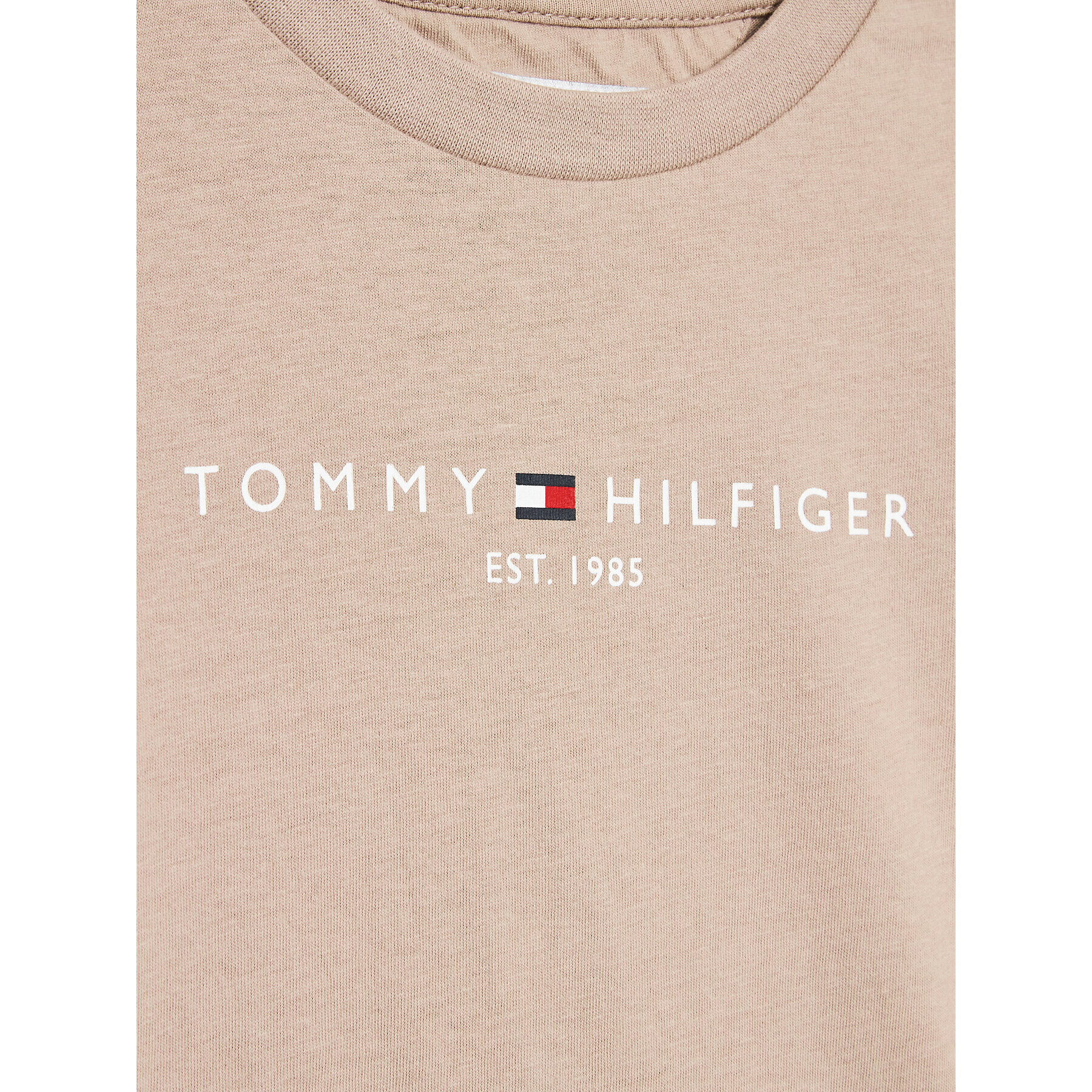 Tommy Hilfiger T-Shirt Essential KS0KS00201 D Béžová Regular Fit - Pepit.cz