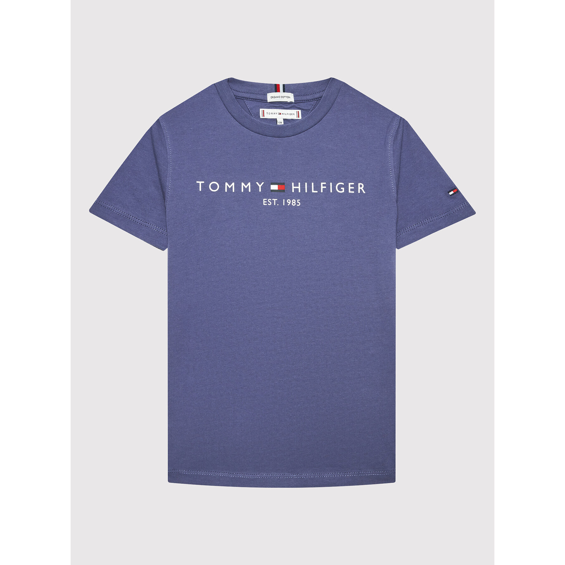 Tommy Hilfiger T-Shirt Essential KS0KS00201 D Modrá Regular Fit - Pepit.cz