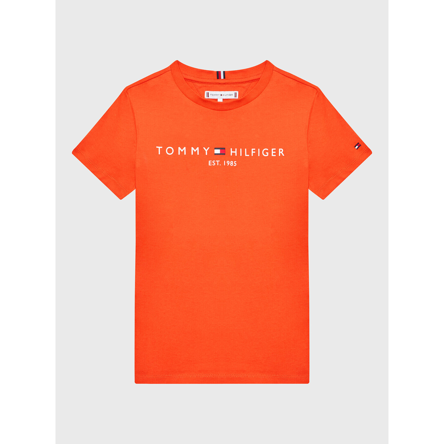 Tommy Hilfiger T-Shirt Essential KS0KS00201 D Oranžová Regular Fit - Pepit.cz