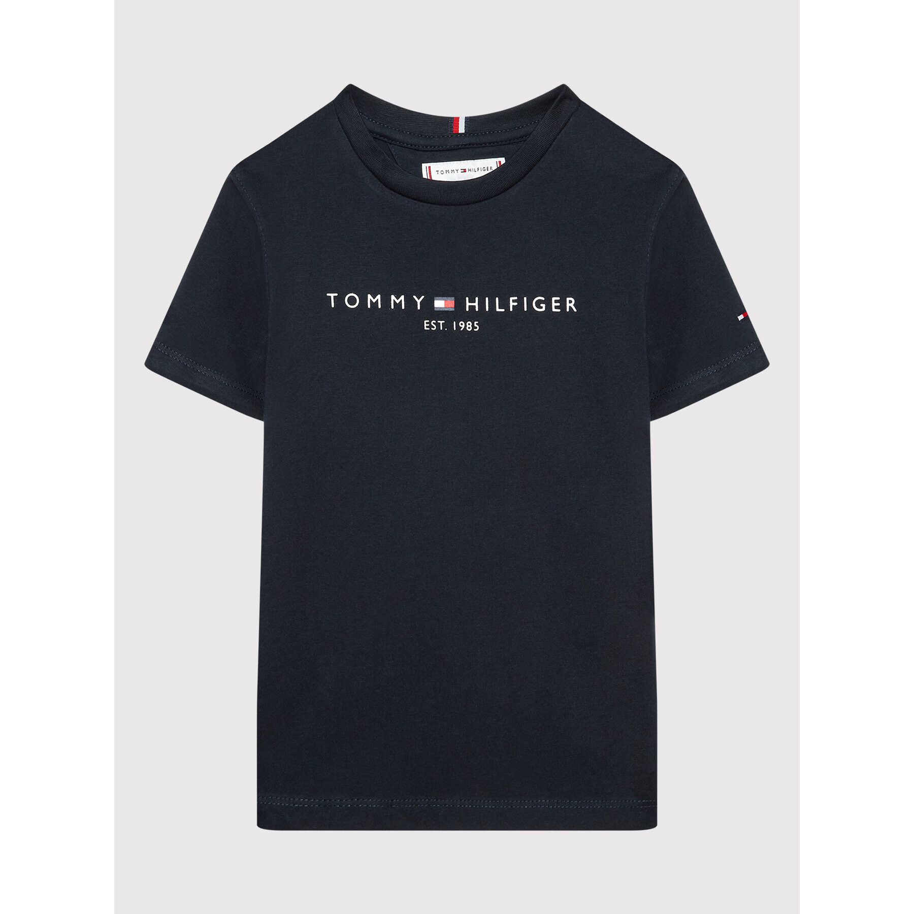 Tommy Hilfiger T-Shirt Essential KS0KS00201 Tmavomodrá Regular Fit - Pepit.cz