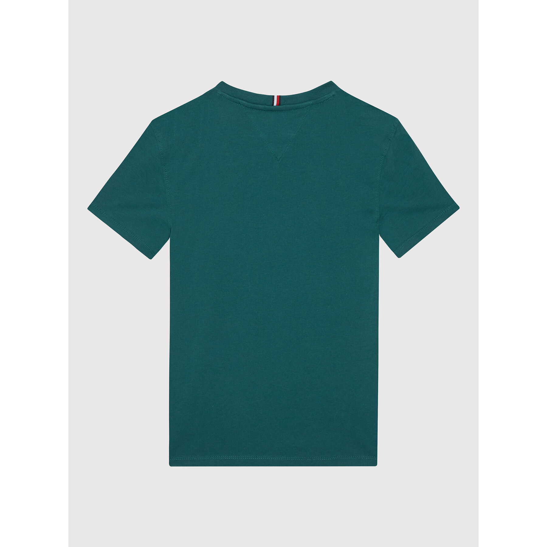 Tommy Hilfiger T-Shirt Essential KS0KS00201 Zelená Regular Fit - Pepit.cz