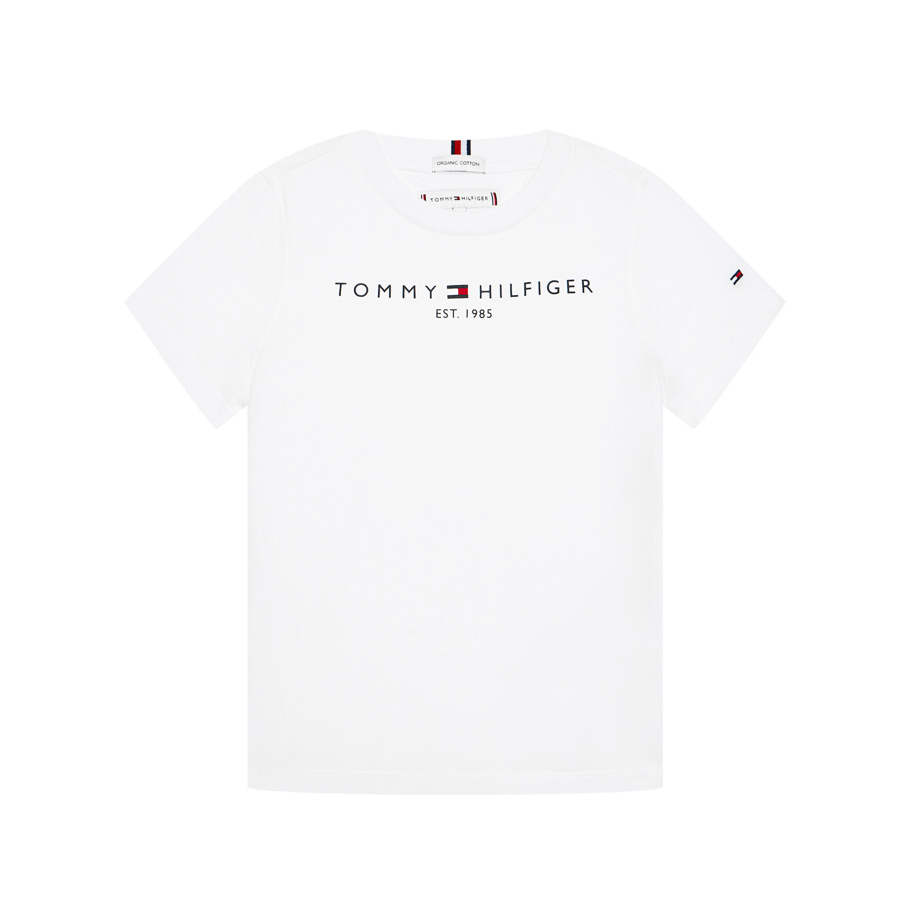 Tommy Hilfiger T-Shirt Essential KS0KS00210 Bílá Regular Fit - Pepit.cz