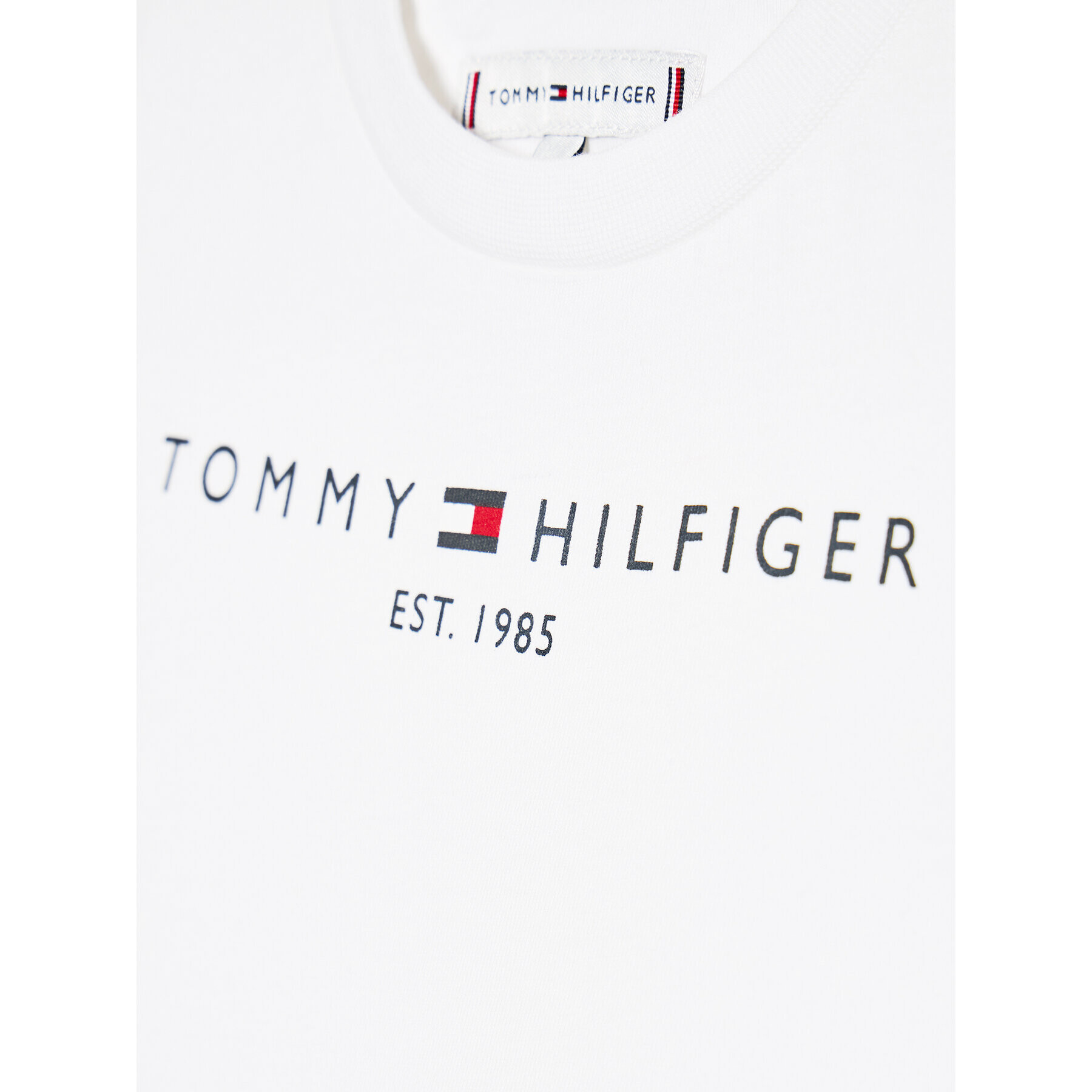 Tommy Hilfiger T-Shirt Essential KS0KS00210 Bílá Regular Fit - Pepit.cz