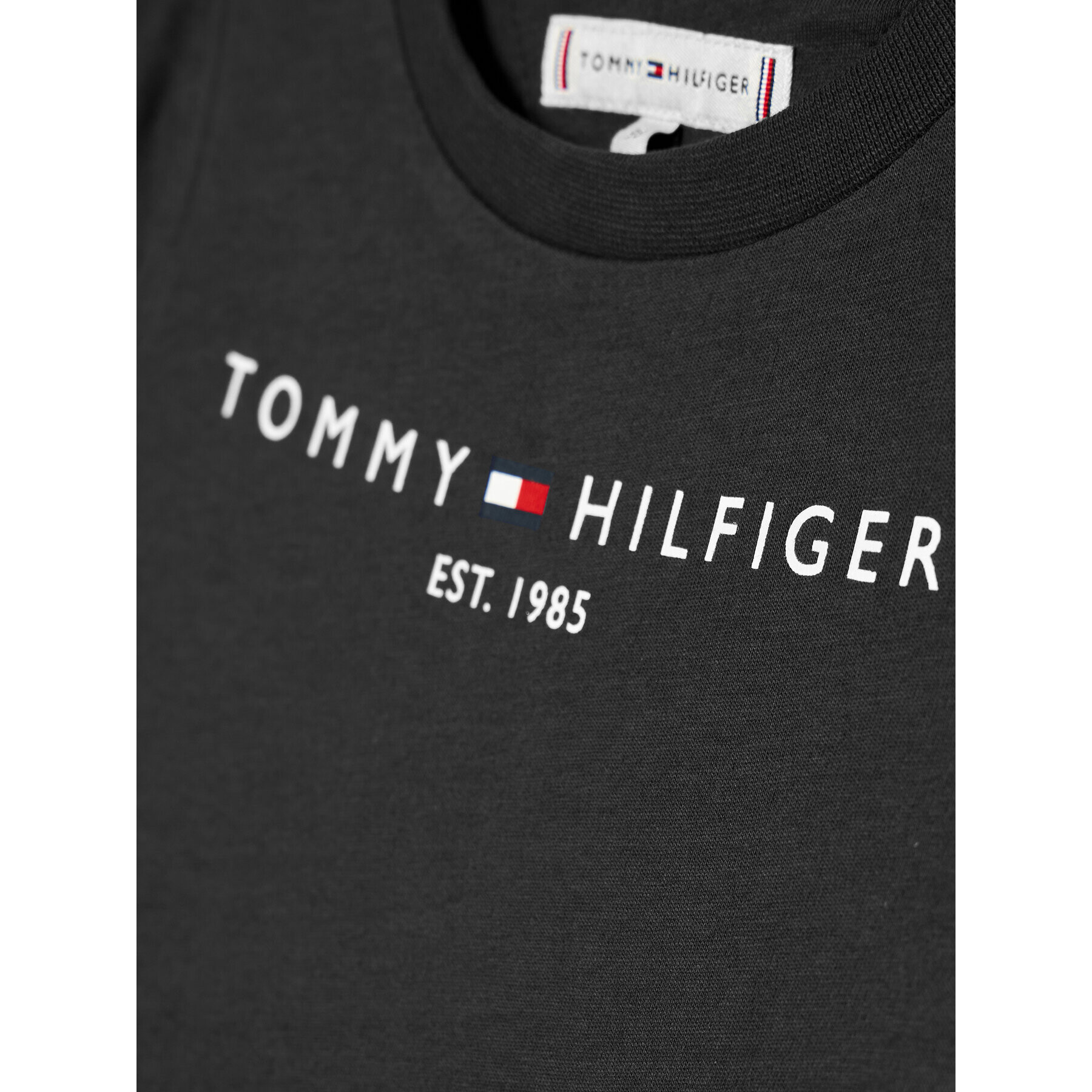 Tommy Hilfiger T-Shirt Essential KS0KS00210 Černá Regular Fit - Pepit.cz