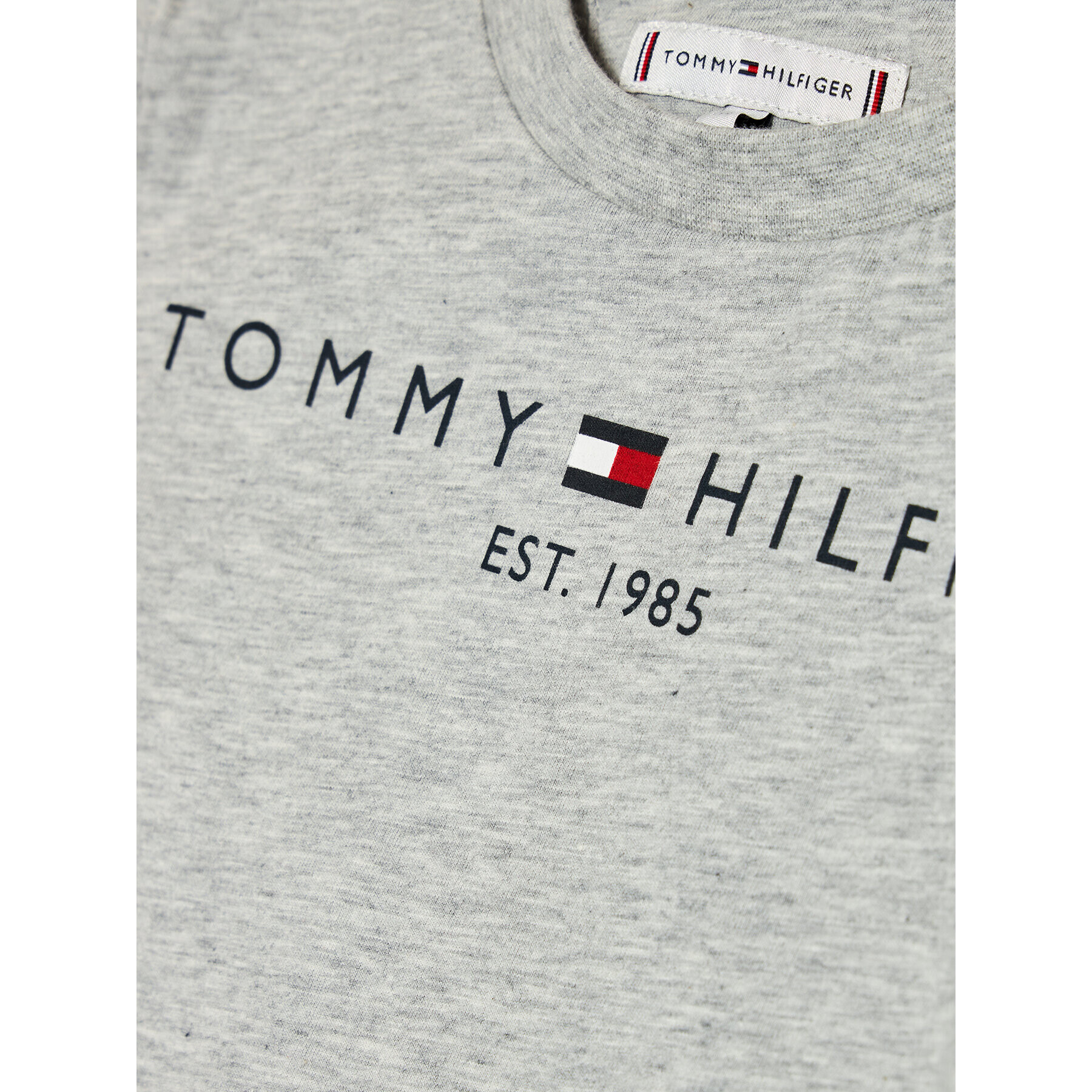 Tommy Hilfiger T-Shirt Essential KS0KS00210 Šedá Regular Fit - Pepit.cz