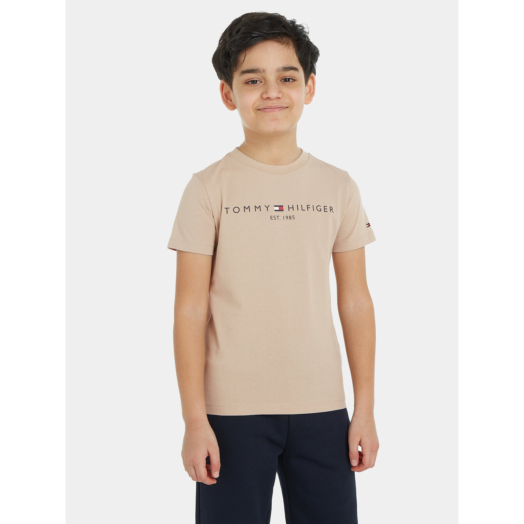 Tommy Hilfiger T-Shirt Essential KS0KS00397 Béžová Regular Fit - Pepit.cz