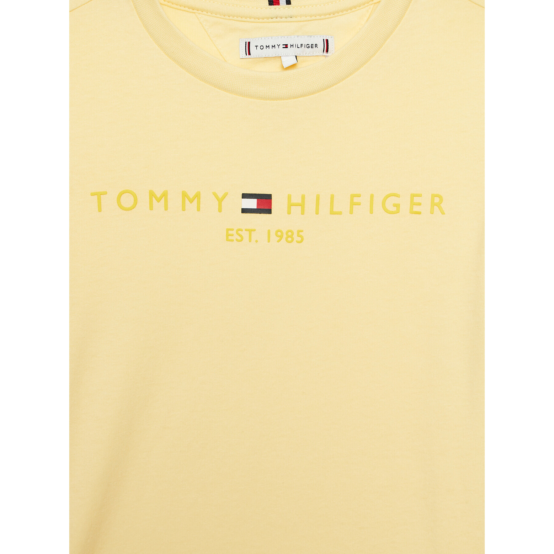 Tommy Hilfiger T-Shirt Essential KS0KS00397 D Žlutá Regular Fit - Pepit.cz