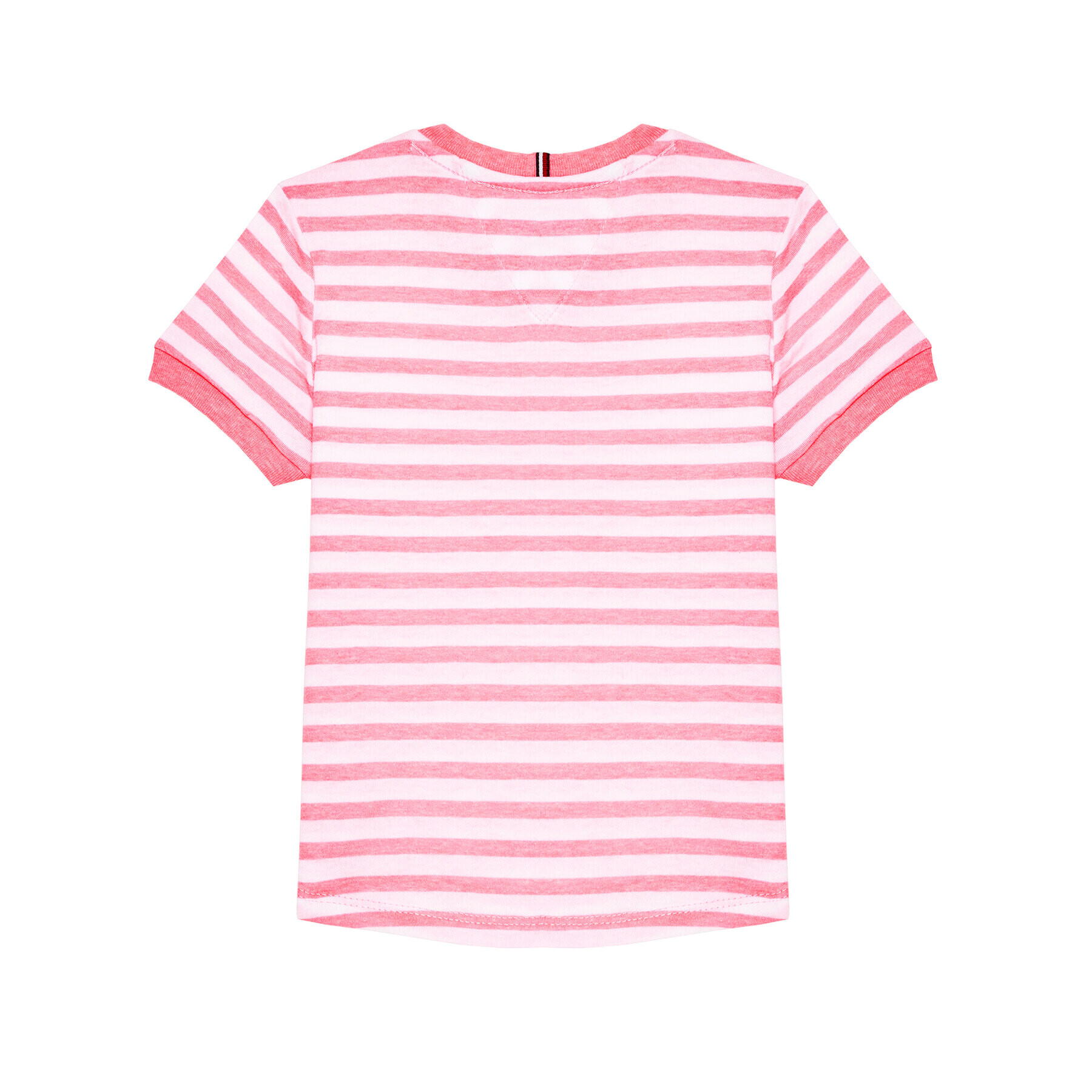 Tommy Hilfiger T-Shirt Essential Stripe KG0KG05766 M Růžová Regular Fit - Pepit.cz