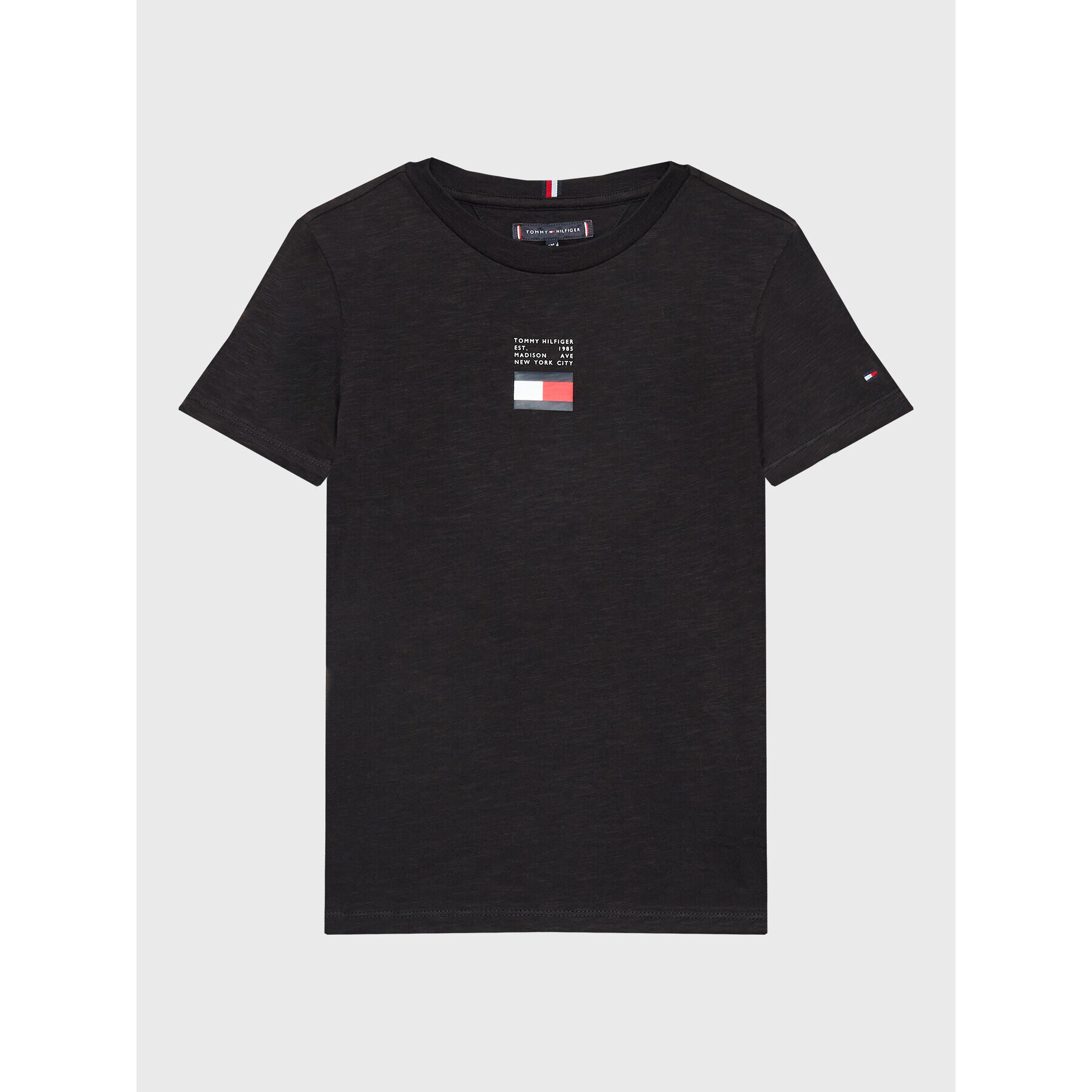 Tommy Hilfiger T-Shirt Flag KB0KB08033 D Černá Regular Fit - Pepit.cz