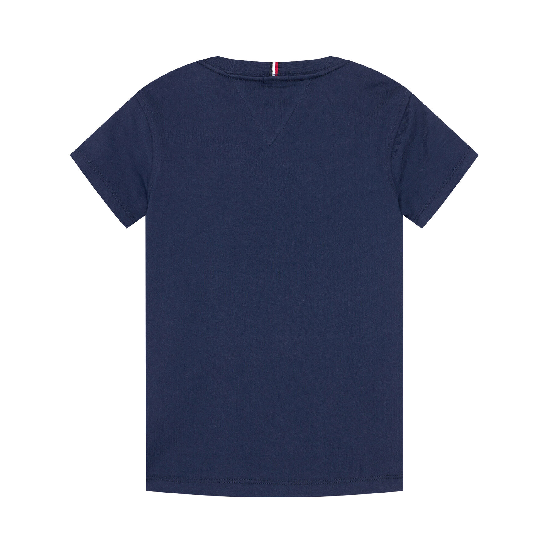 Tommy Hilfiger T-Shirt Flag Rib Insert KB0KB06532 D Tmavomodrá Regular Fit - Pepit.cz