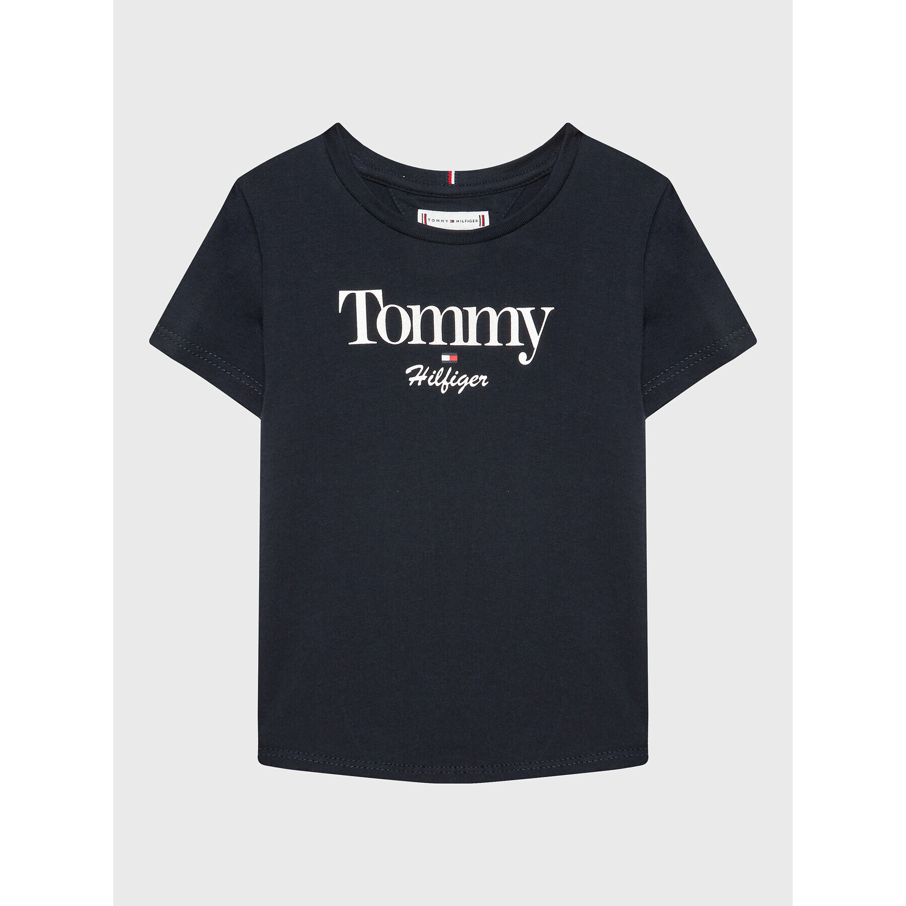 Tommy Hilfiger T-Shirt Graphic Glitter KG0KG06821 D Tmavomodrá Regular Fit - Pepit.cz