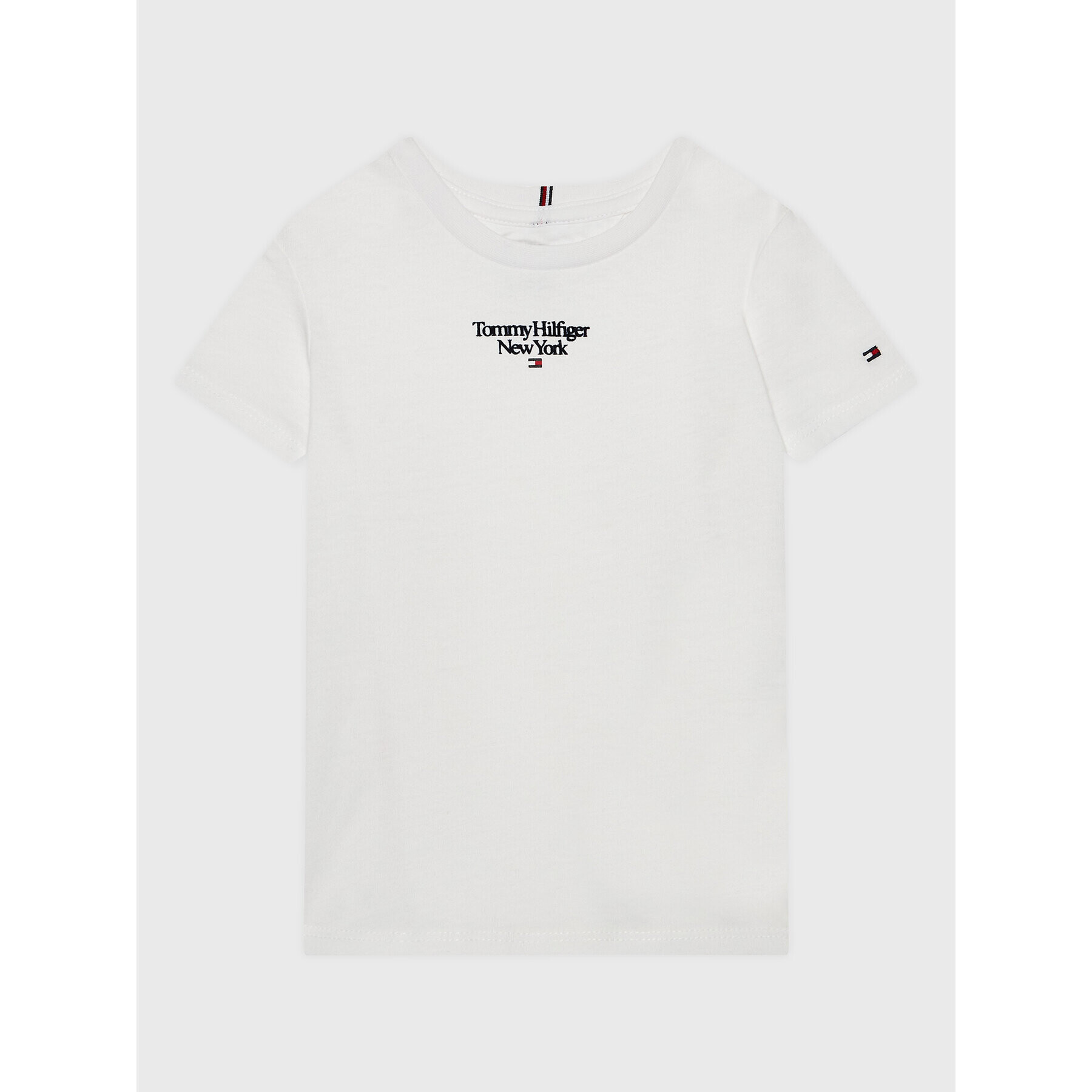 Tommy Hilfiger T-Shirt Graphic KG0KG07083 D Bílá Regular Fit - Pepit.cz