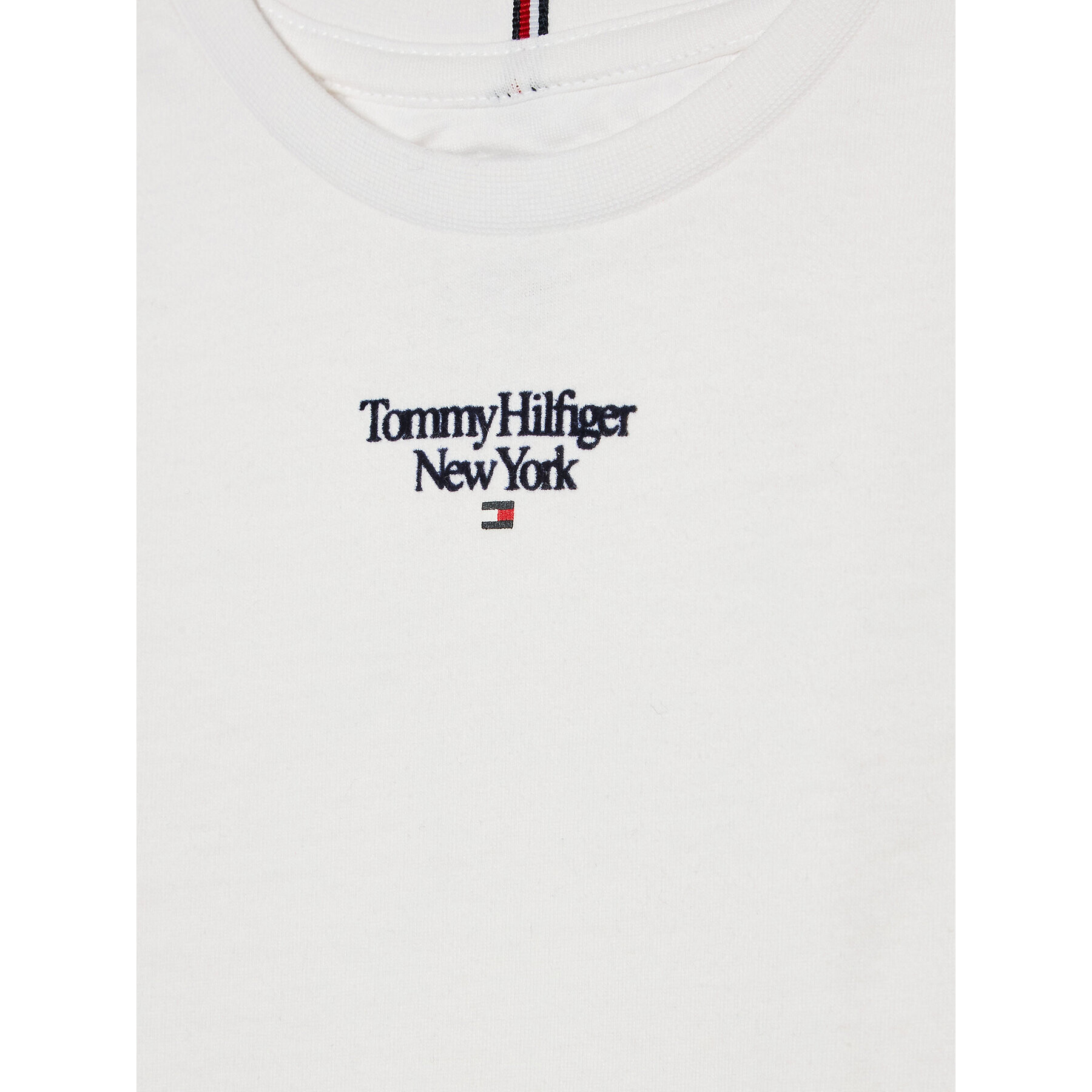 Tommy Hilfiger T-Shirt Graphic KG0KG07083 D Bílá Regular Fit - Pepit.cz