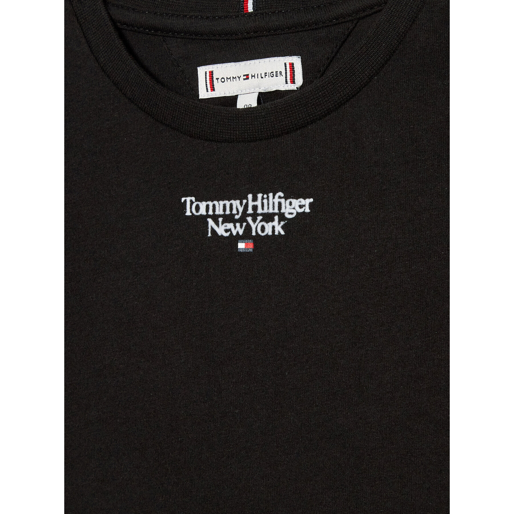 Tommy Hilfiger T-Shirt Graphic KG0KG07083 D Černá Regular Fit - Pepit.cz