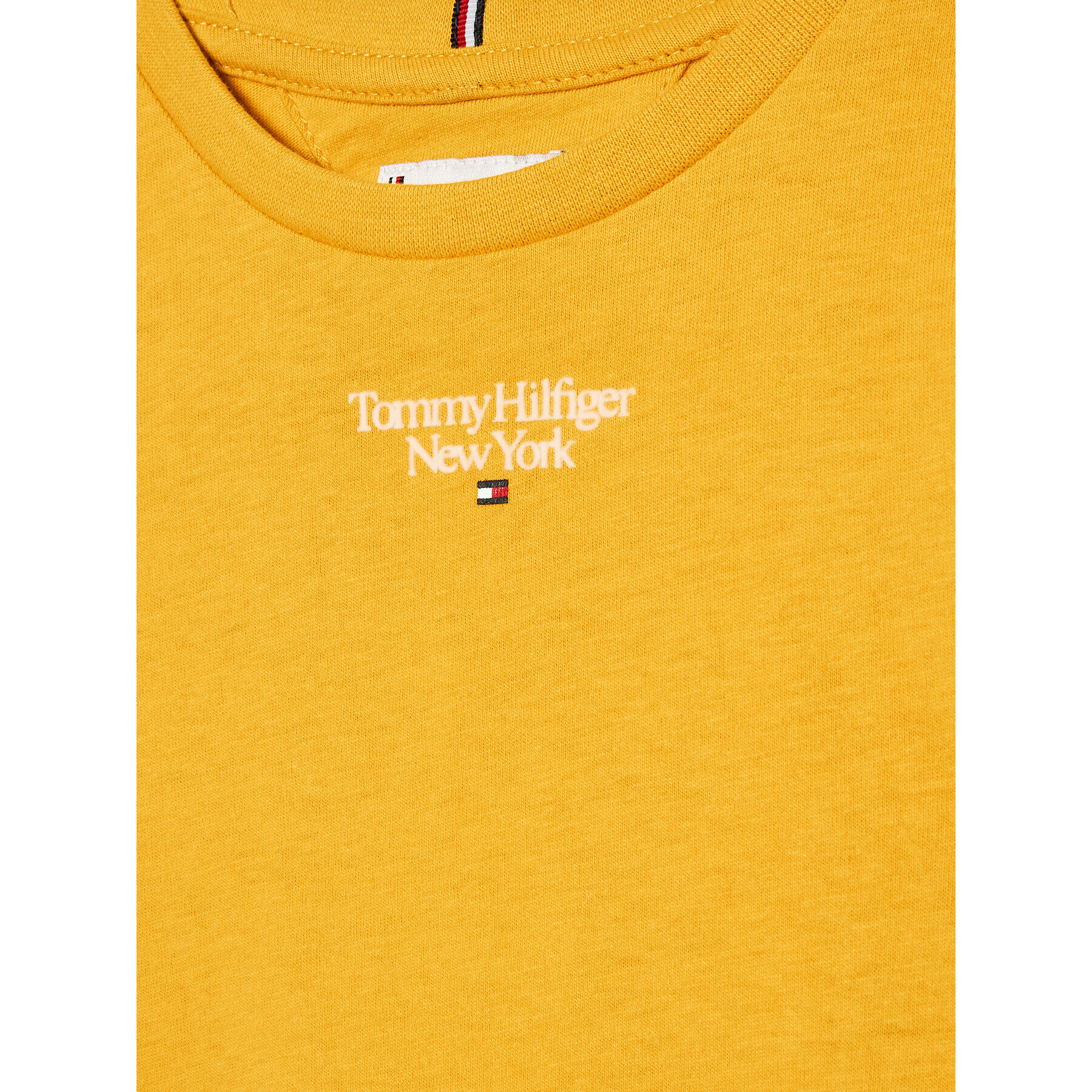 Tommy Hilfiger T-Shirt Graphic KG0KG07083 D Žlutá Regular Fit - Pepit.cz