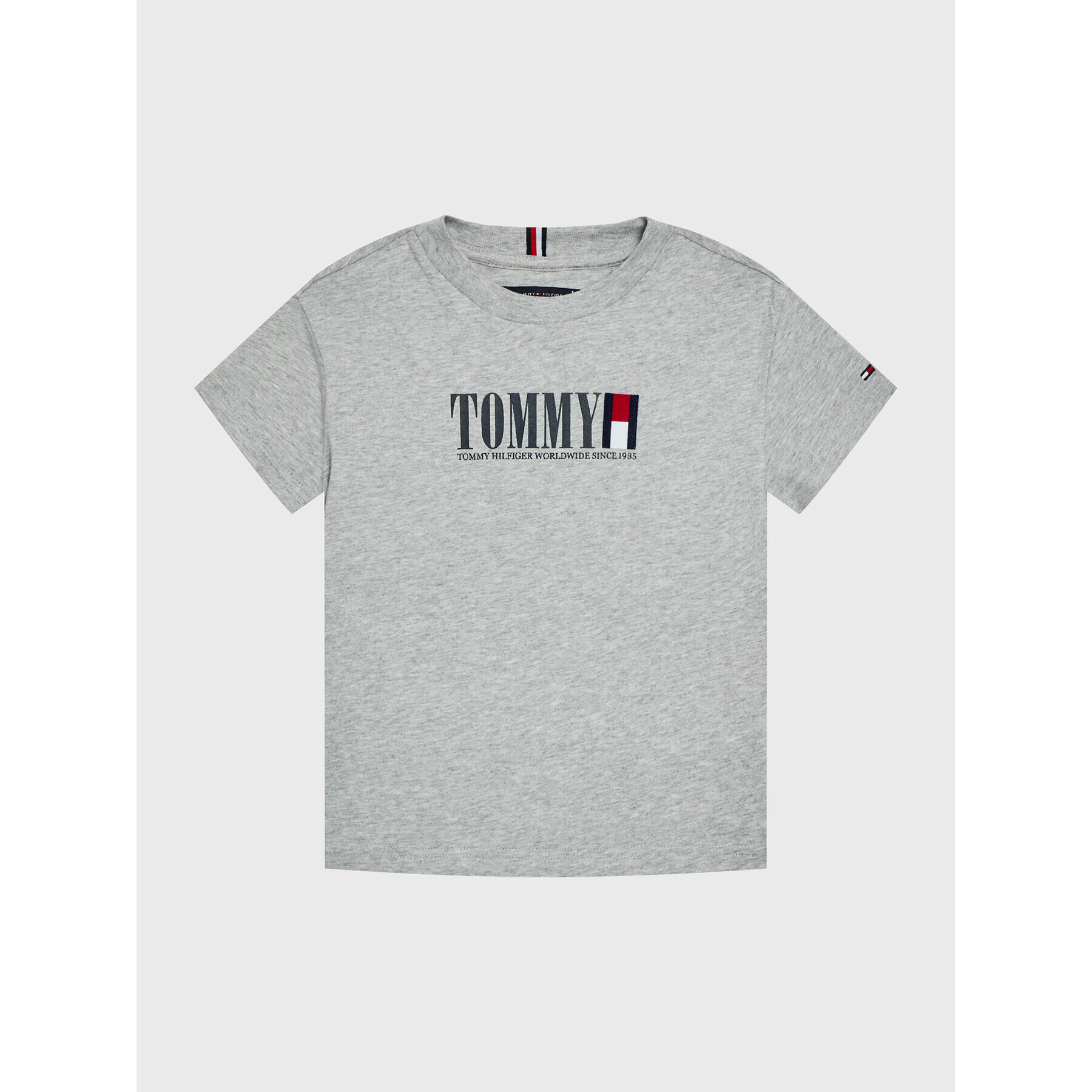 Tommy Hilfiger T-Shirt Graphic Tee KB0KB07788 D Šedá Regular Fit - Pepit.cz