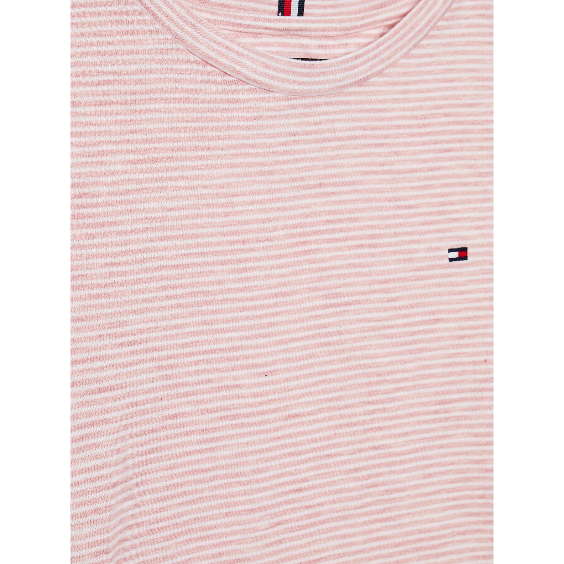 Tommy Hilfiger T-Shirt Jaspe Stripe Tee KB0KB07360 D Růžová Regular Fit - Pepit.cz