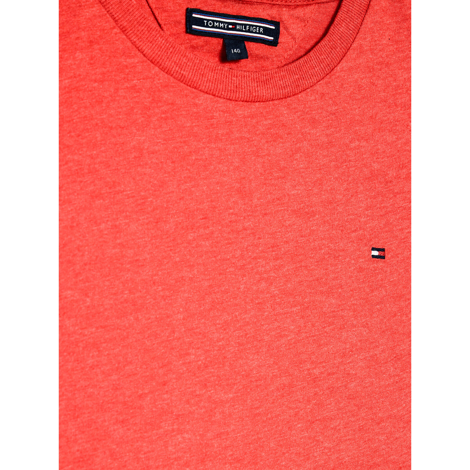 Tommy Hilfiger T-Shirt KB0KB04140 D Červená Regular Fit - Pepit.cz