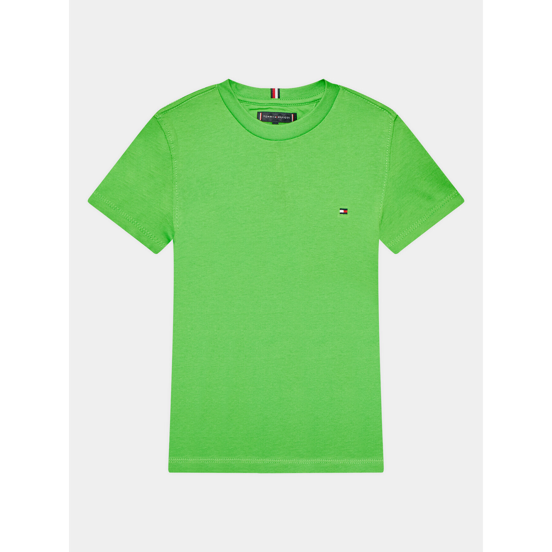 Tommy Hilfiger T-Shirt KB0KB06879 D Zelená Regular Fit - Pepit.cz