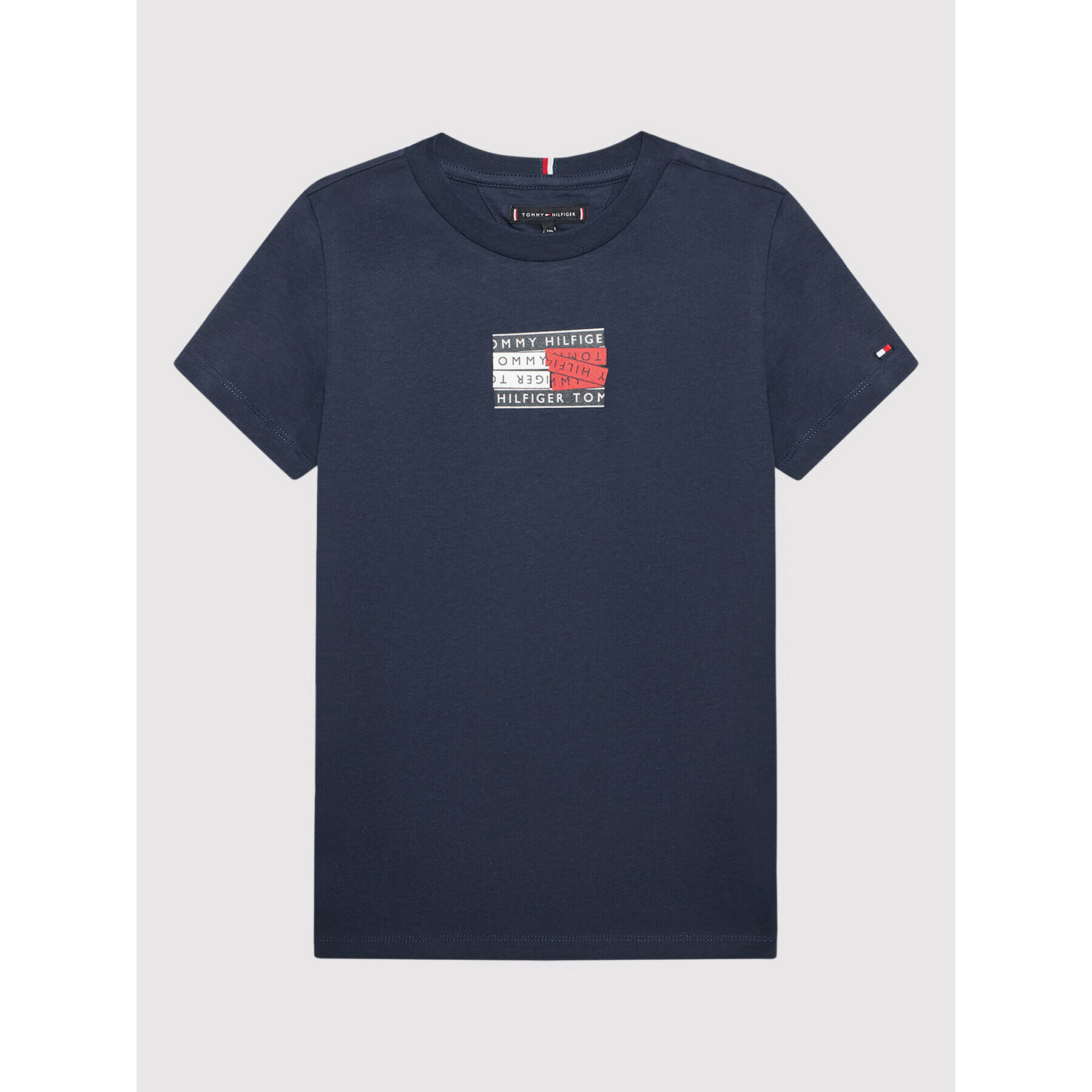 Tommy Hilfiger T-Shirt KB0KB07282 Tmavomodrá Regular Fit - Pepit.cz