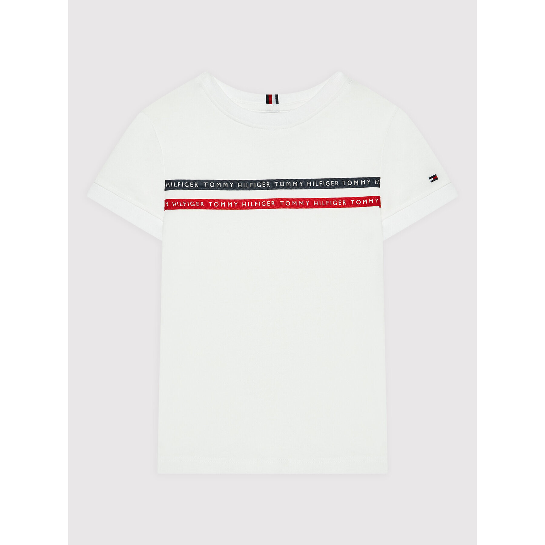 Tommy Hilfiger T-Shirt KB0KB07357 Bílá Regular Fit - Pepit.cz