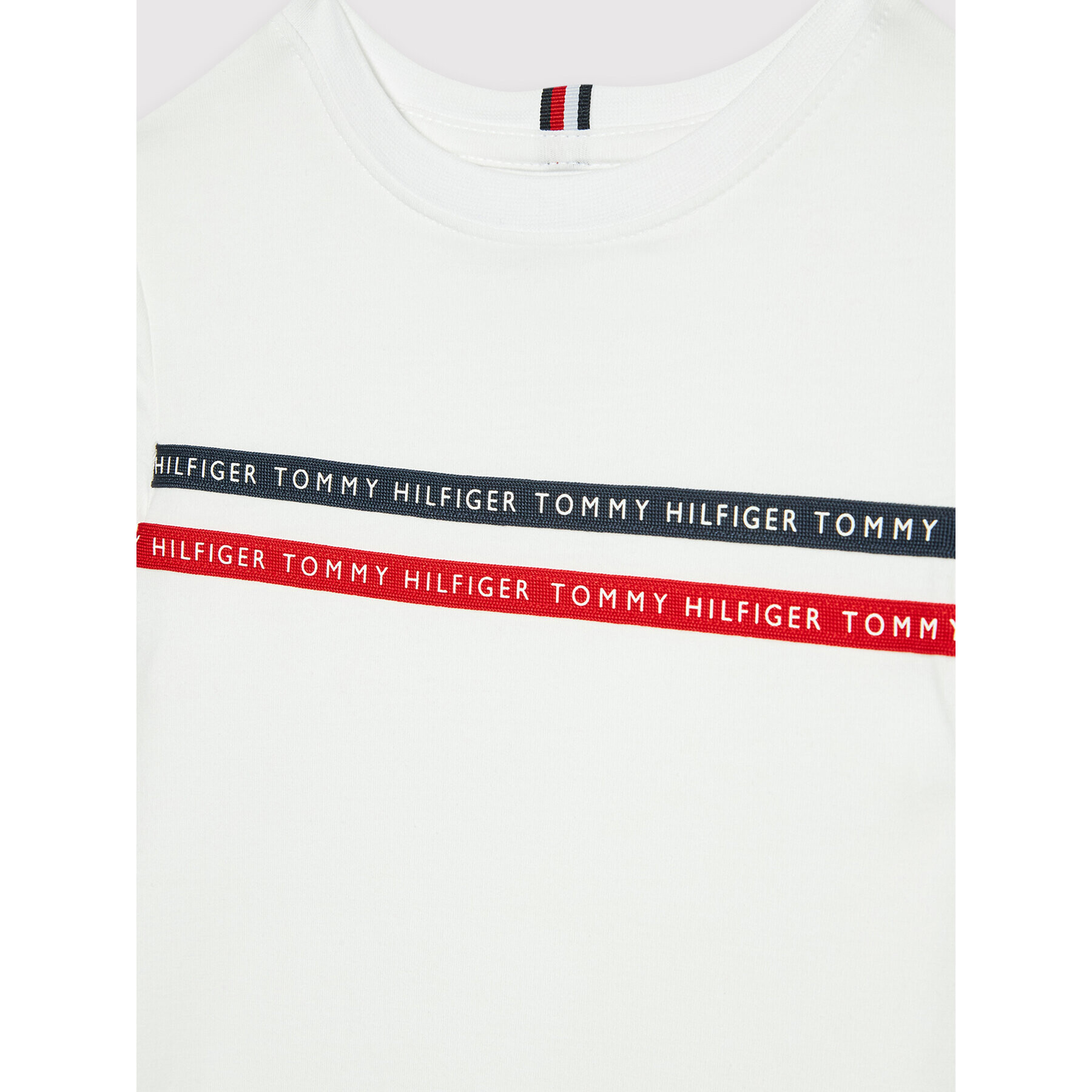 Tommy Hilfiger T-Shirt KB0KB07357 Bílá Regular Fit - Pepit.cz