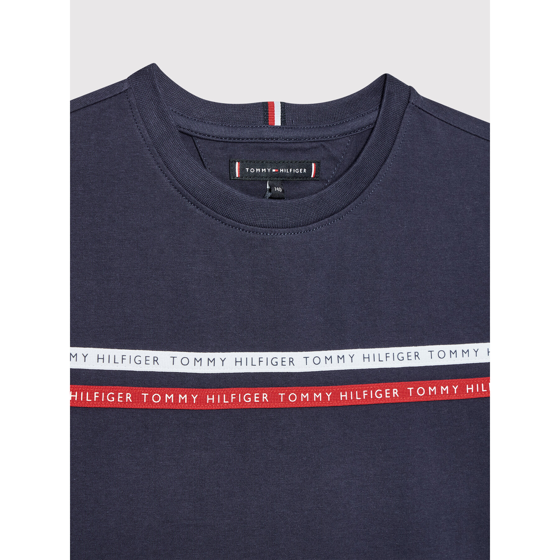 Tommy Hilfiger T-Shirt KB0KB07357 Tmavomodrá Regular Fit - Pepit.cz