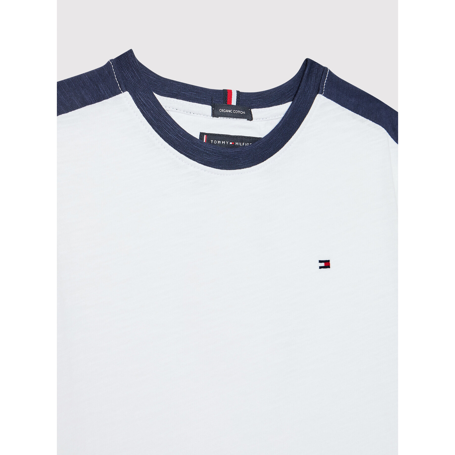 Tommy Hilfiger T-Shirt KB0KB07361 Bílá Regular Fit - Pepit.cz