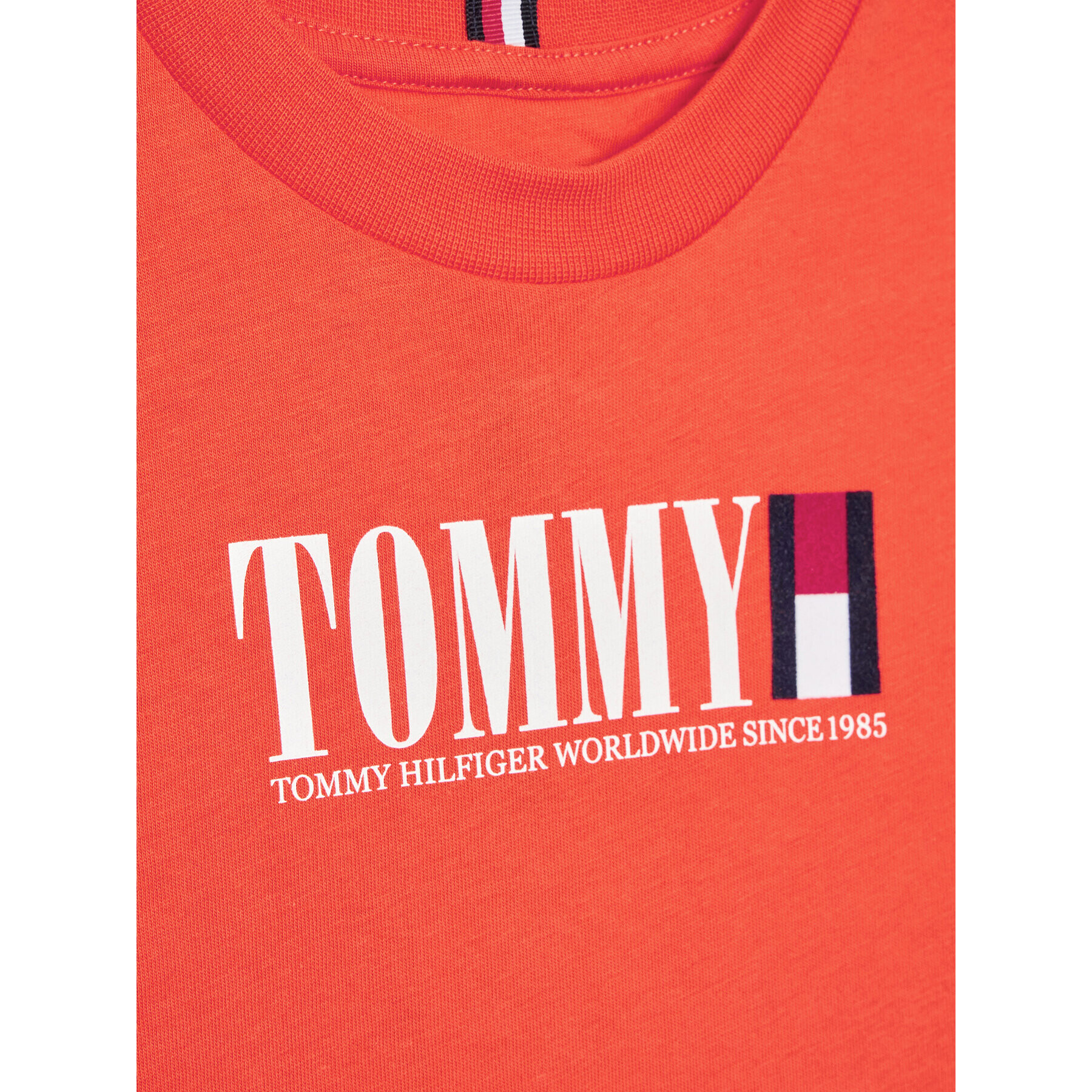 Tommy Hilfiger T-Shirt KB0KB07788 D Oranžová Regular Fit - Pepit.cz