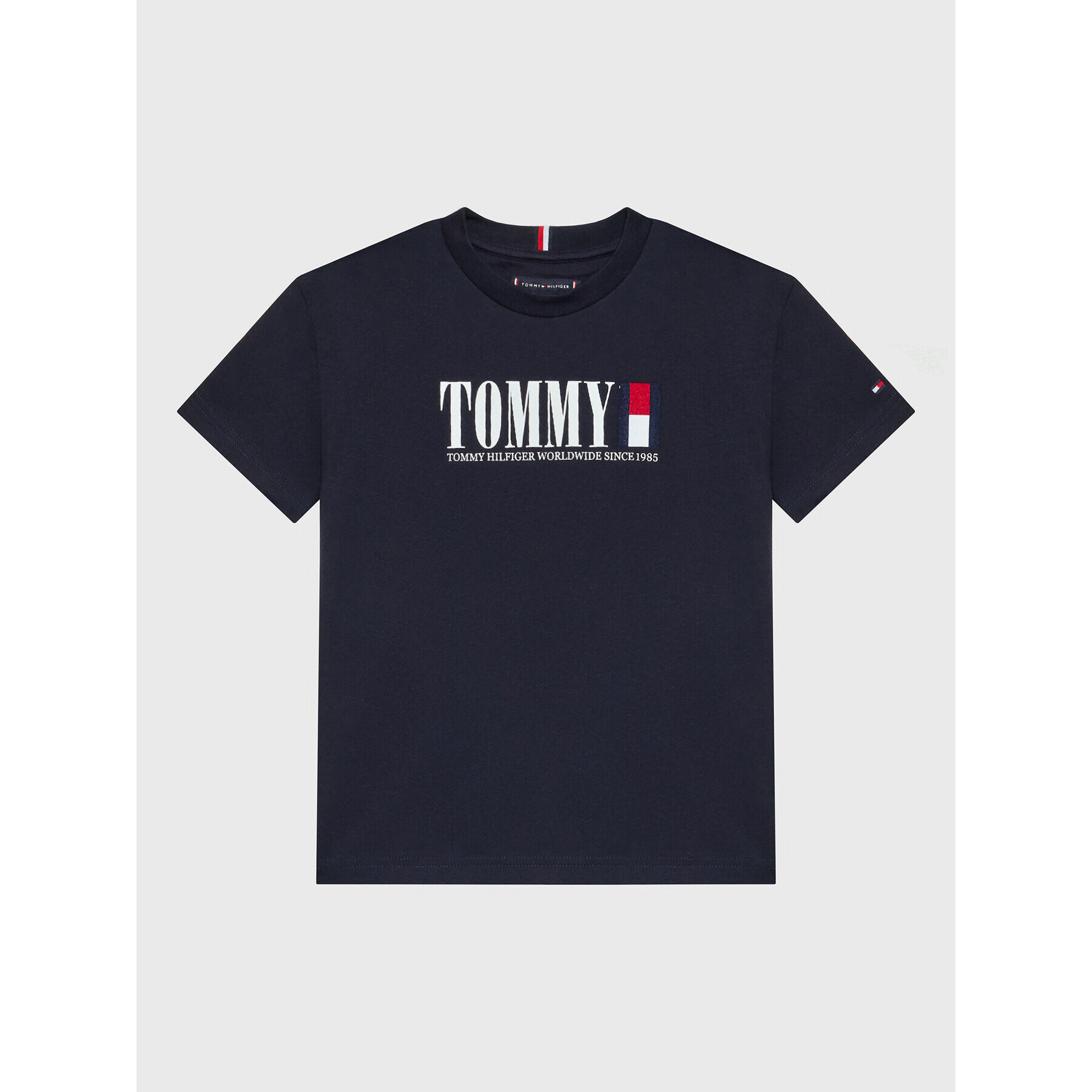 Tommy Hilfiger T-Shirt KB0KB07788 D Tmavomodrá Regular Fit - Pepit.cz