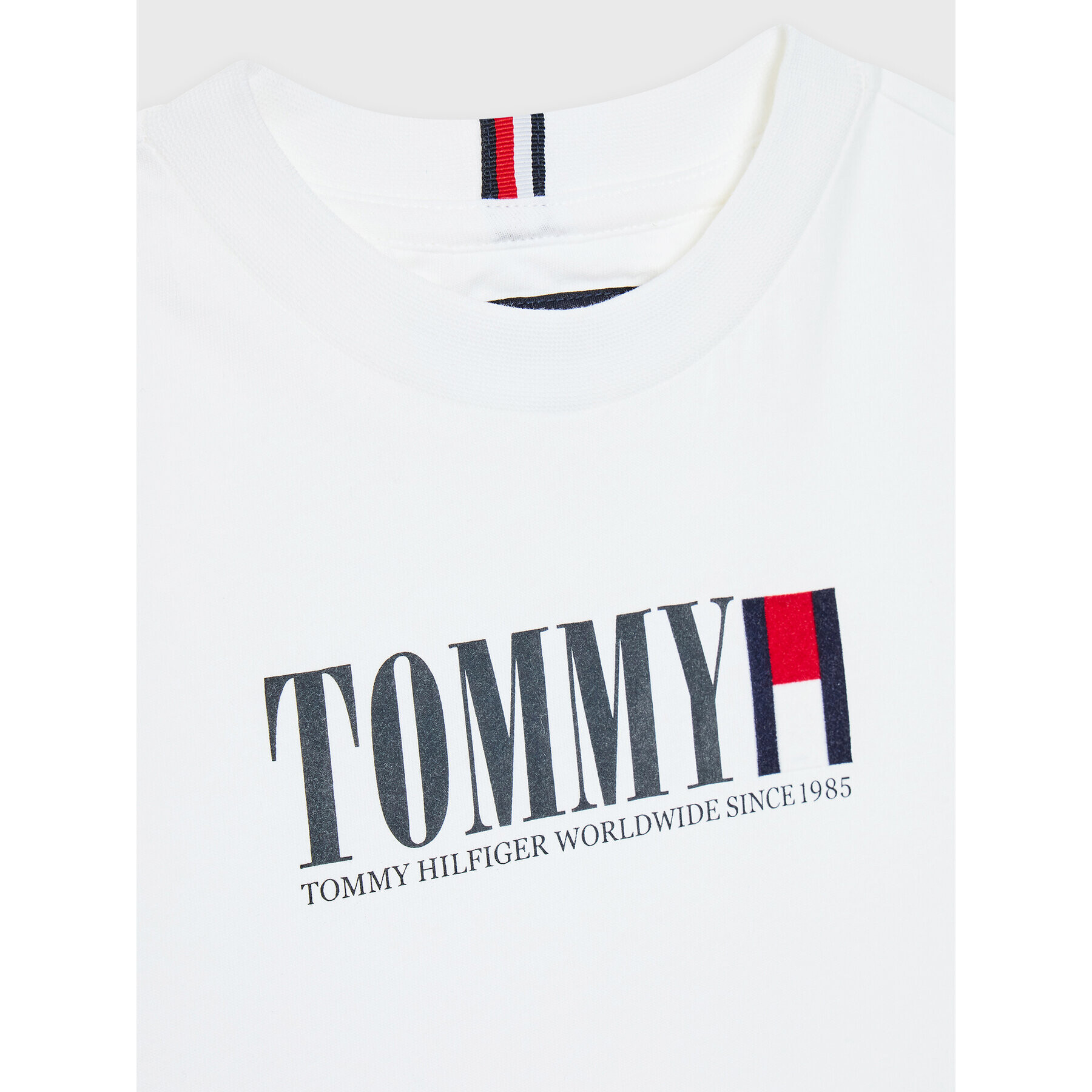 Tommy Hilfiger T-Shirt KB0KB07788 M Bílá Regular Fit - Pepit.cz