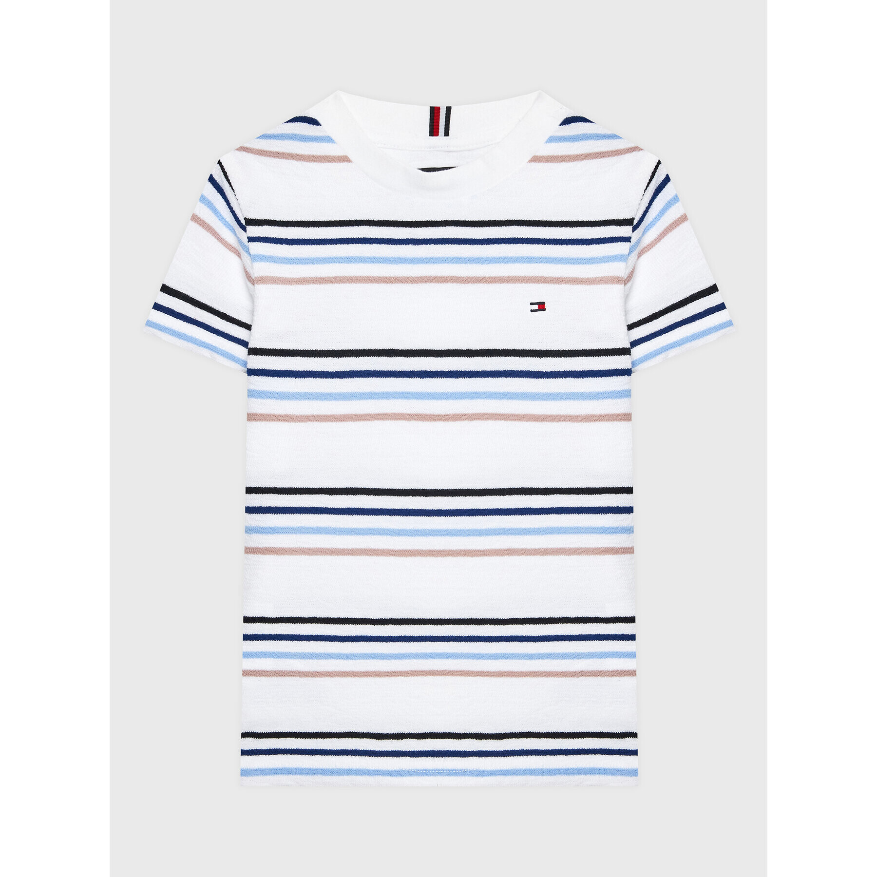 Tommy Hilfiger T-Shirt KB0KB08003 D Bílá Regular Fit - Pepit.cz