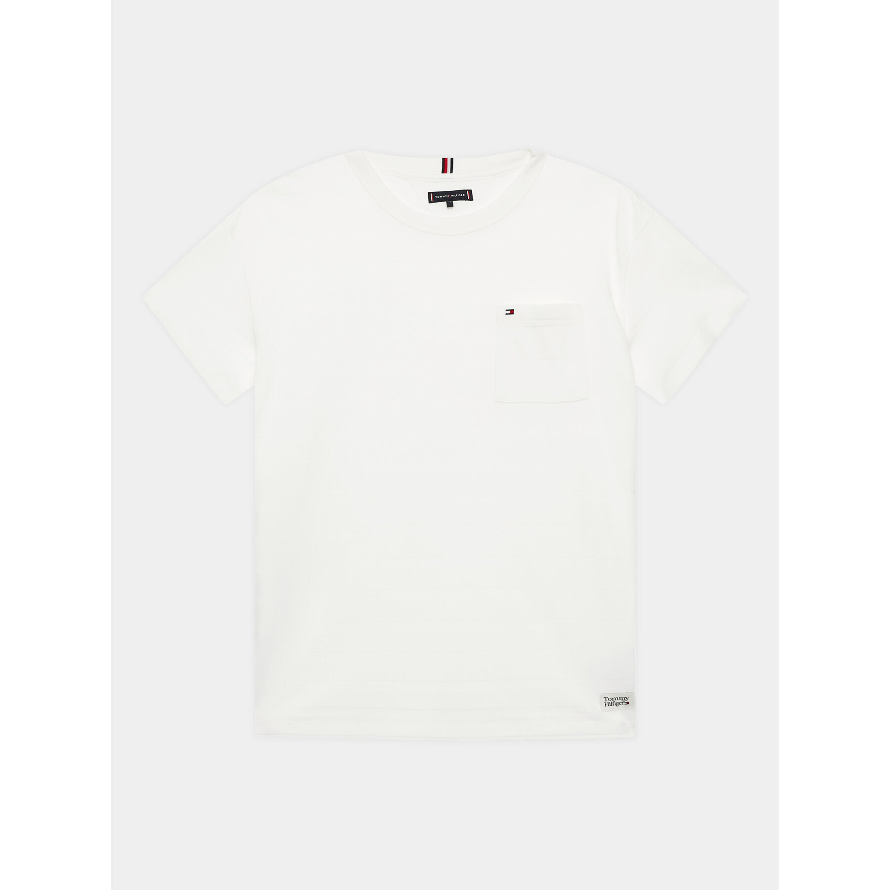 Tommy Hilfiger T-Shirt KB0KB08194 D Bílá Regular Fit - Pepit.cz