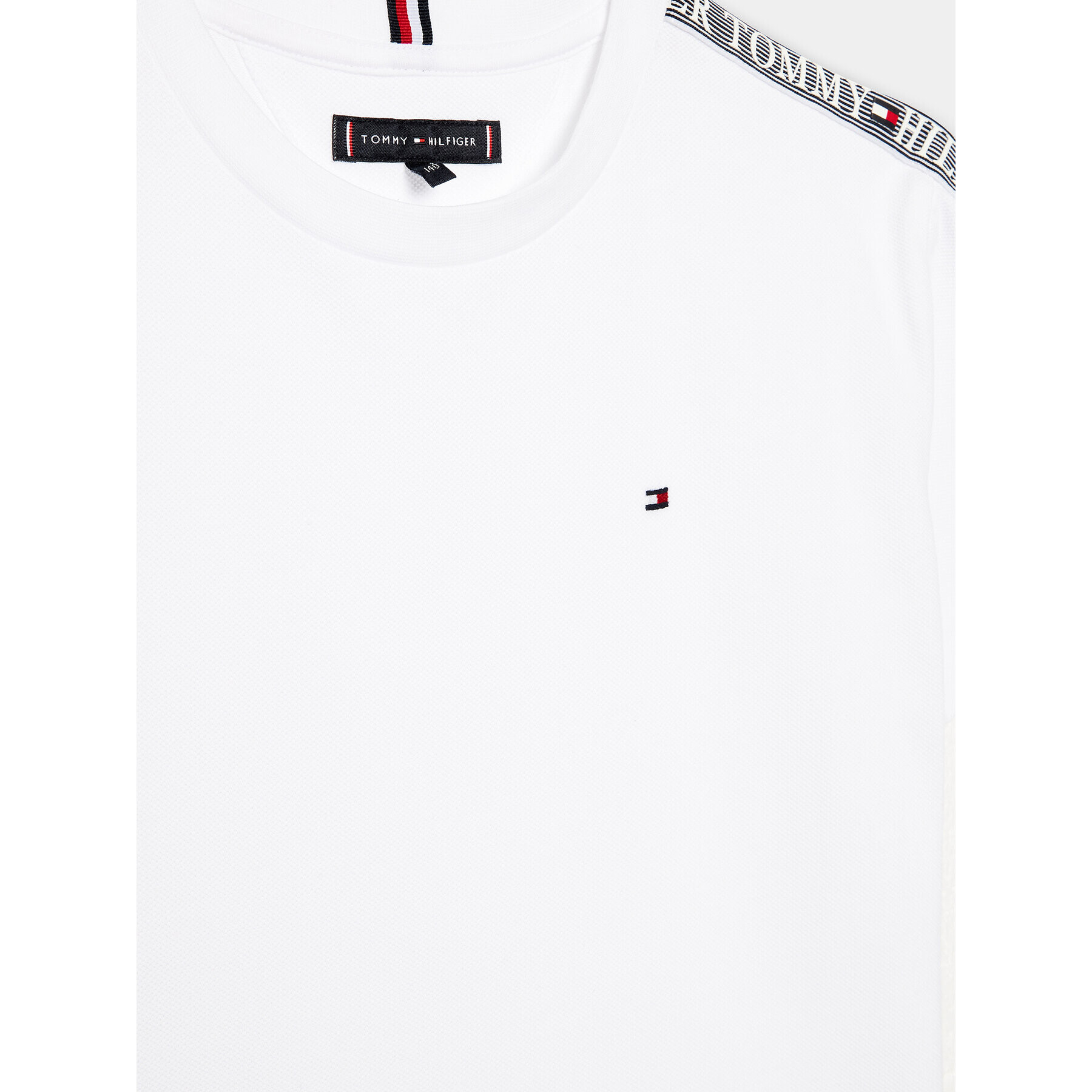 Tommy Hilfiger T-Shirt KB0KB08196 D Bílá Regular Fit - Pepit.cz