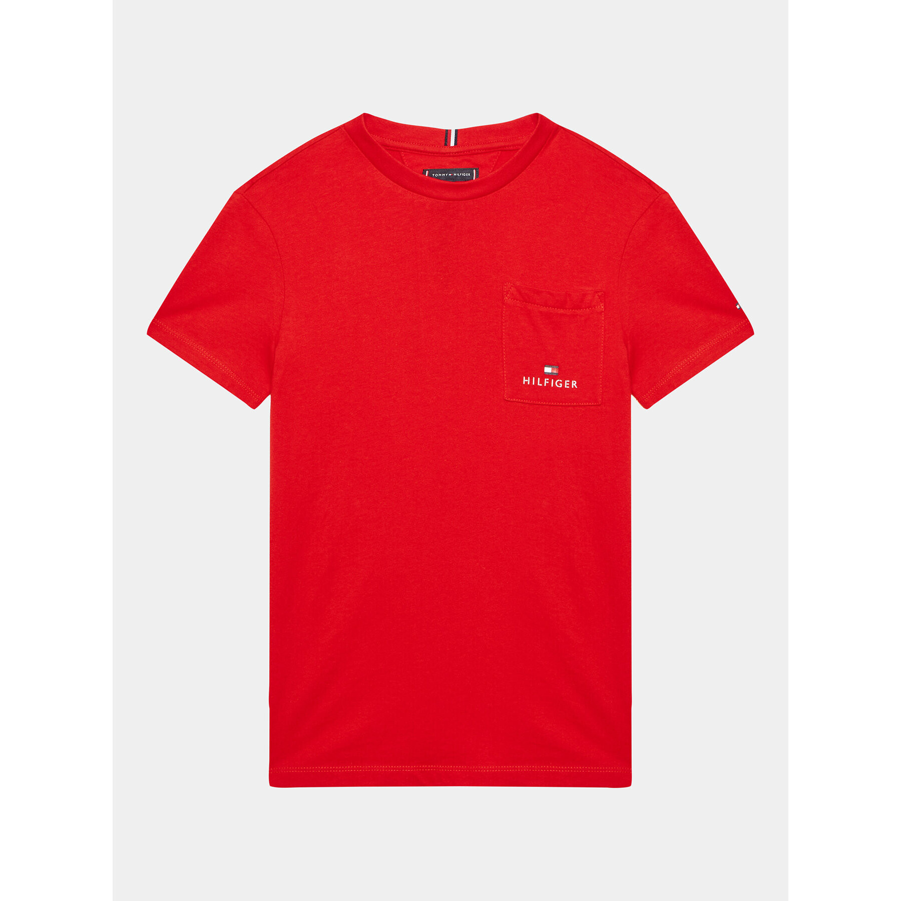 Tommy Hilfiger T-Shirt KB0KB08197 D Červená Regular Fit - Pepit.cz