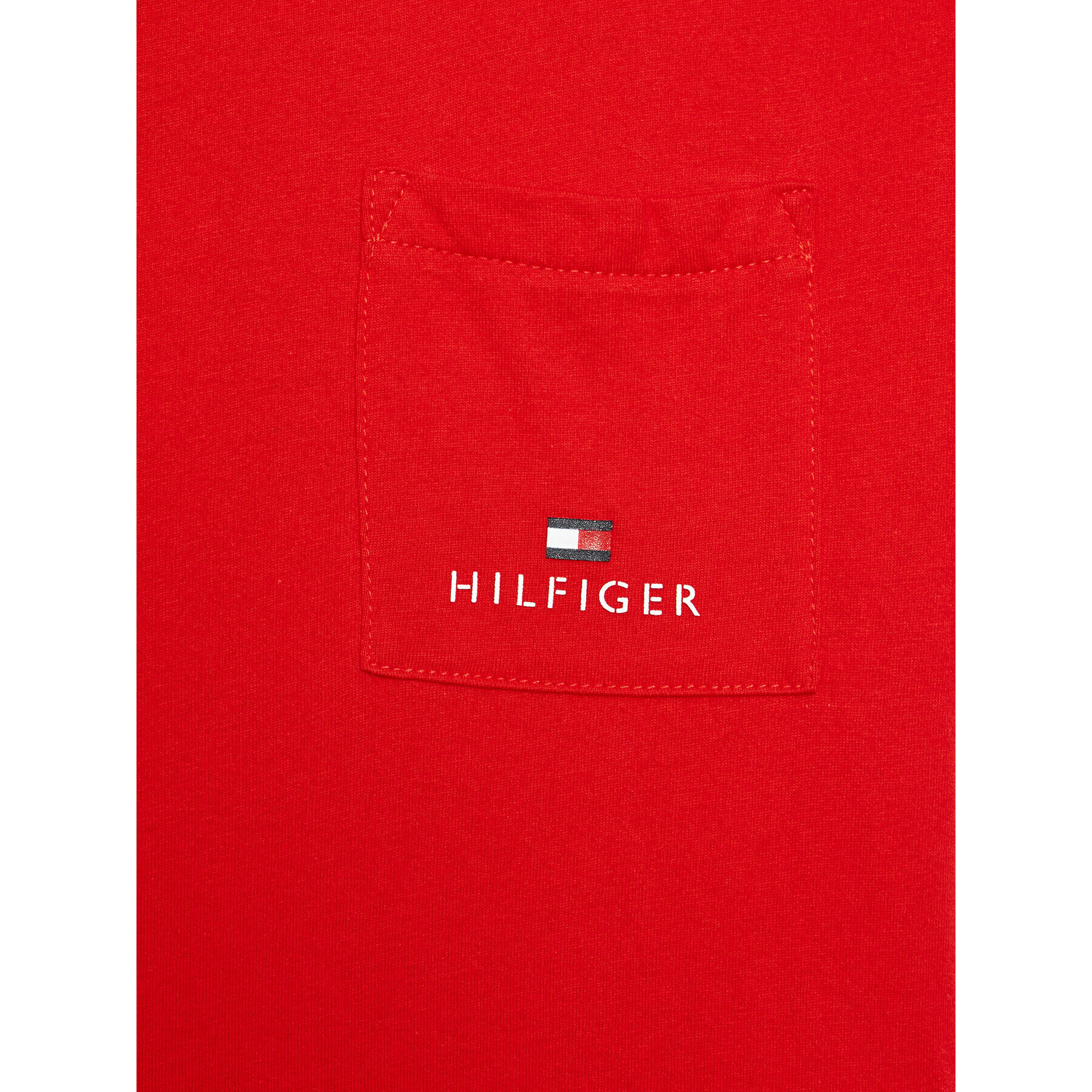 Tommy Hilfiger T-Shirt KB0KB08197 D Červená Regular Fit - Pepit.cz