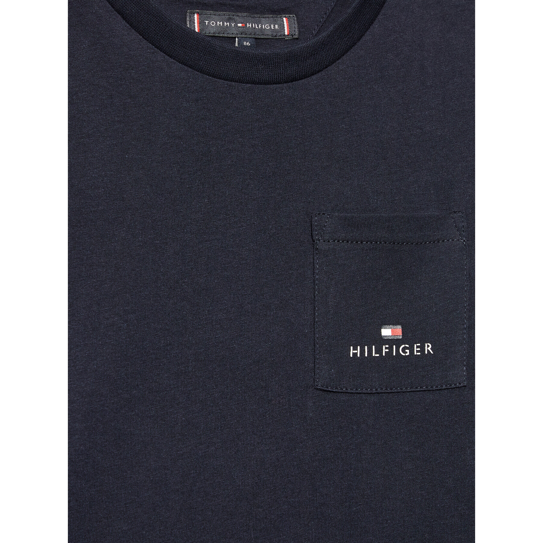 Tommy Hilfiger T-Shirt KB0KB08197 M Tmavomodrá Regular Fit - Pepit.cz