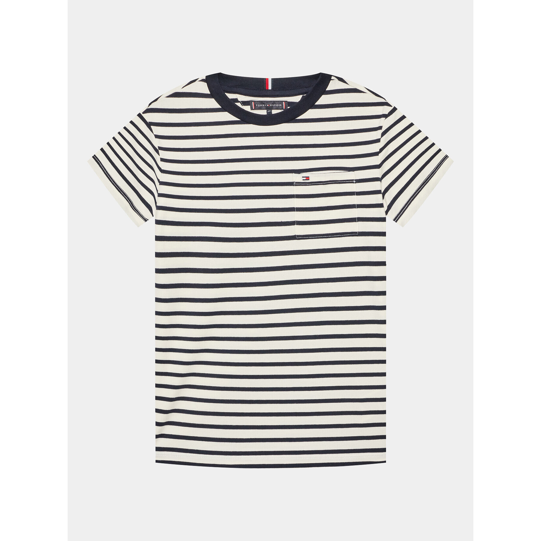 Tommy Hilfiger T-Shirt KB0KB08198 D Bílá Regular Fit - Pepit.cz