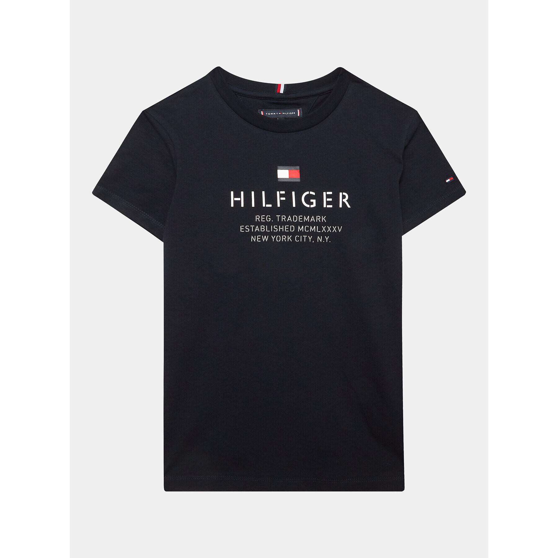 Tommy Hilfiger T-Shirt KB0KB08201 D Tmavomodrá Regular Fit - Pepit.cz