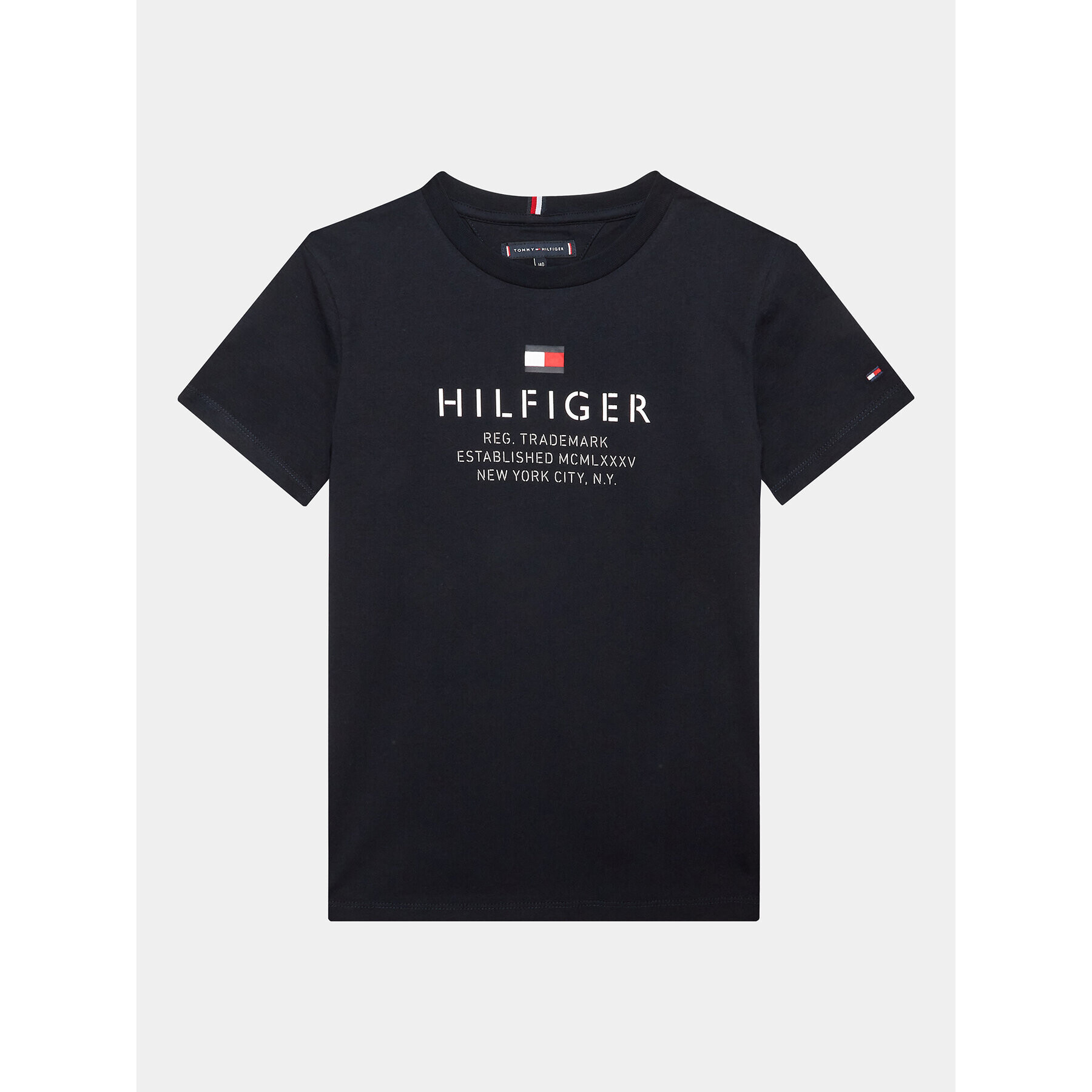 Tommy Hilfiger T-Shirt KB0KB08201 D Tmavomodrá Regular Fit - Pepit.cz