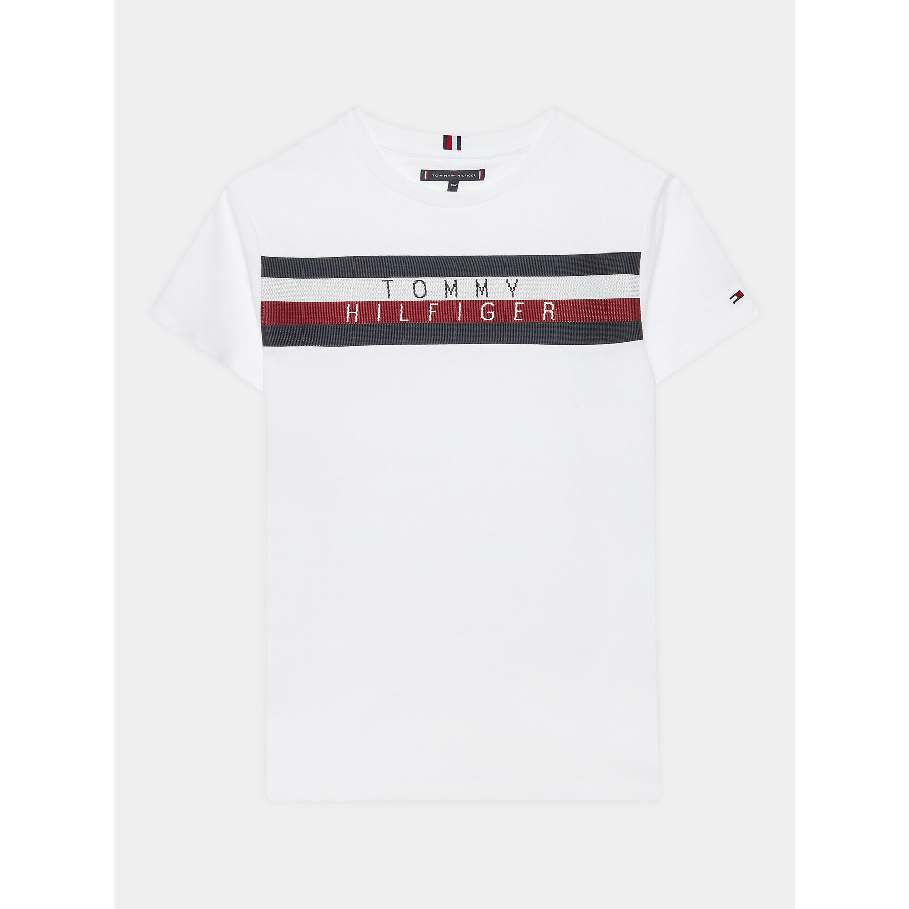 Tommy Hilfiger T-Shirt KB0KB08204 D Bílá Regular Fit - Pepit.cz