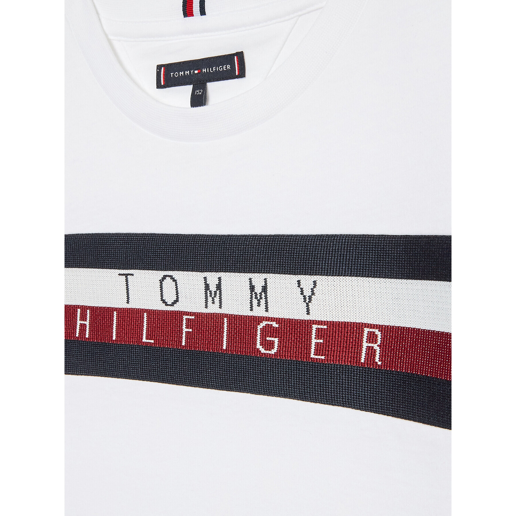 Tommy Hilfiger T-Shirt KB0KB08204 D Bílá Regular Fit - Pepit.cz