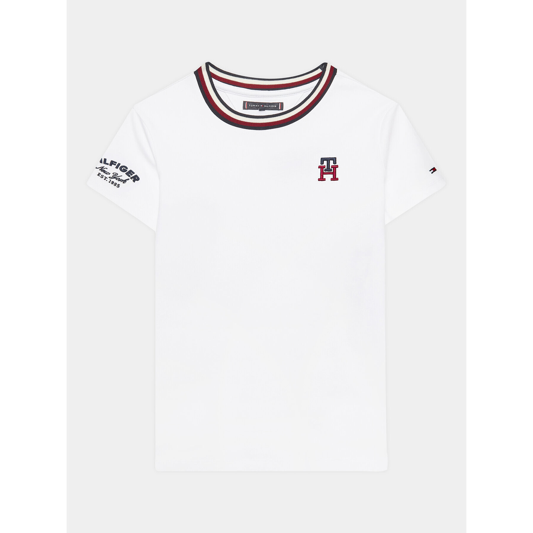 Tommy Hilfiger T-Shirt KB0KB08209 D Bílá Regular Fit - Pepit.cz