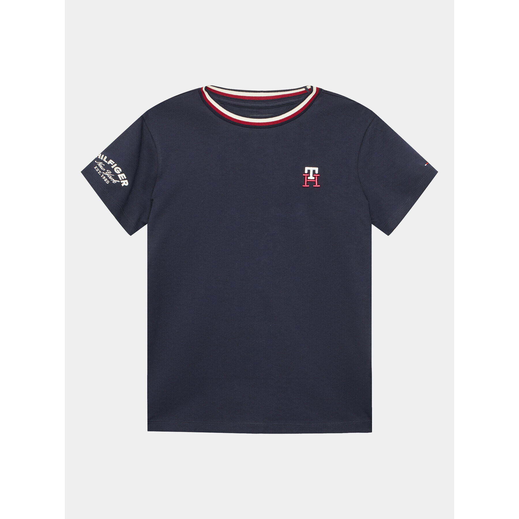 Tommy Hilfiger T-Shirt KB0KB08209 D Tmavomodrá Regular Fit - Pepit.cz