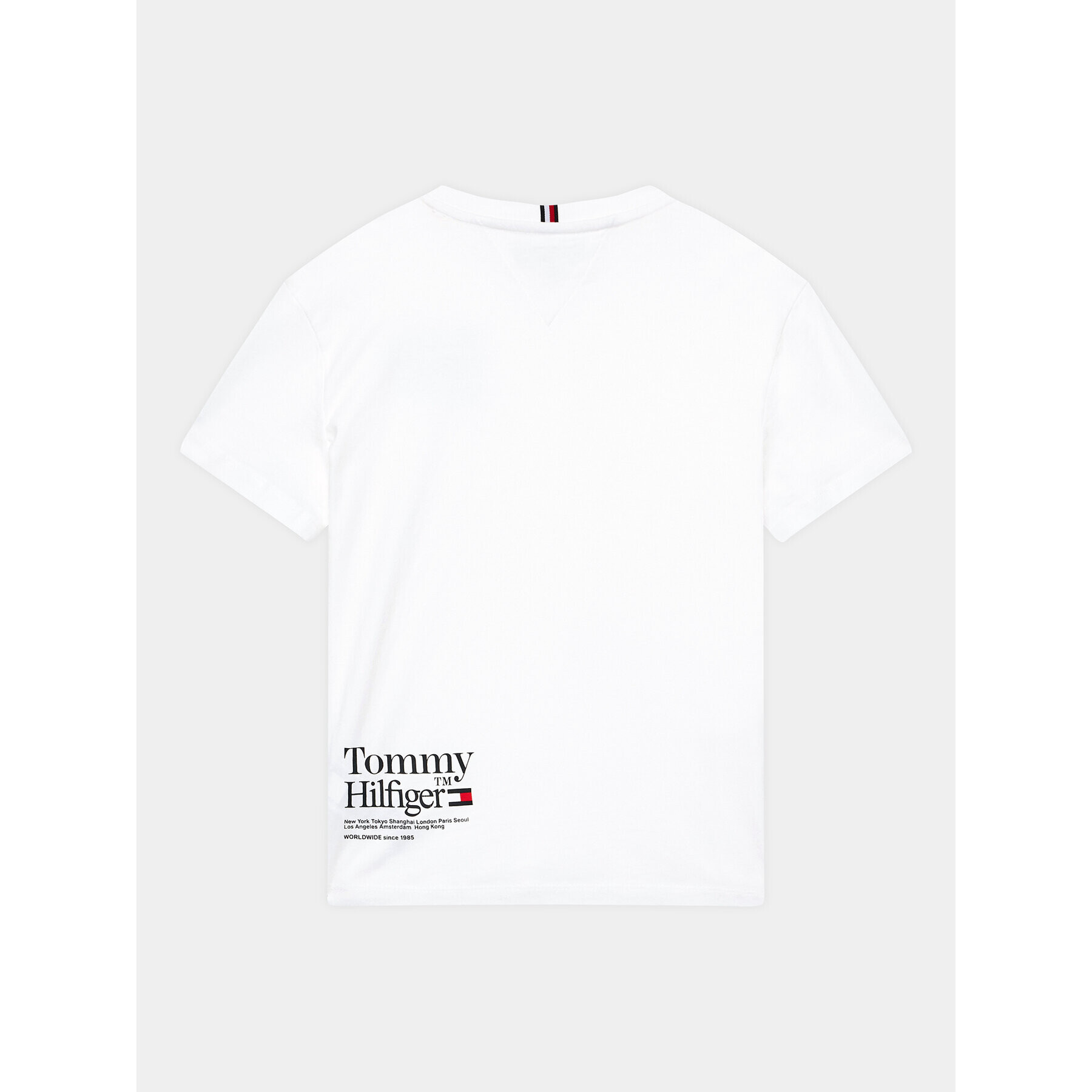 Tommy Hilfiger T-Shirt KB0KB08211 D Bílá Regular Fit - Pepit.cz