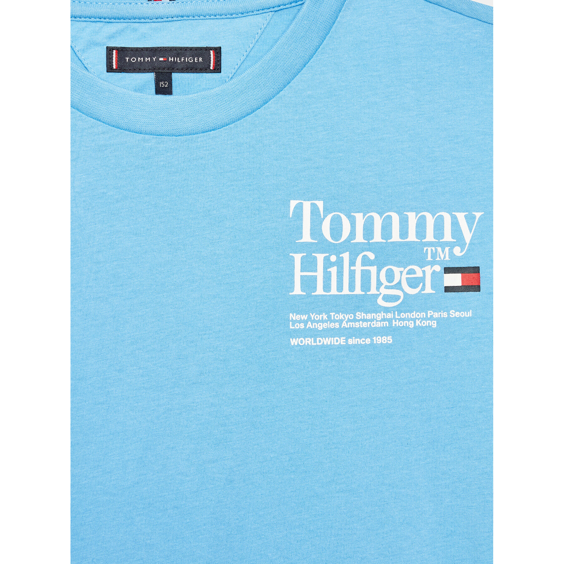 Tommy Hilfiger T-Shirt KB0KB08211 D Modrá Regular Fit - Pepit.cz