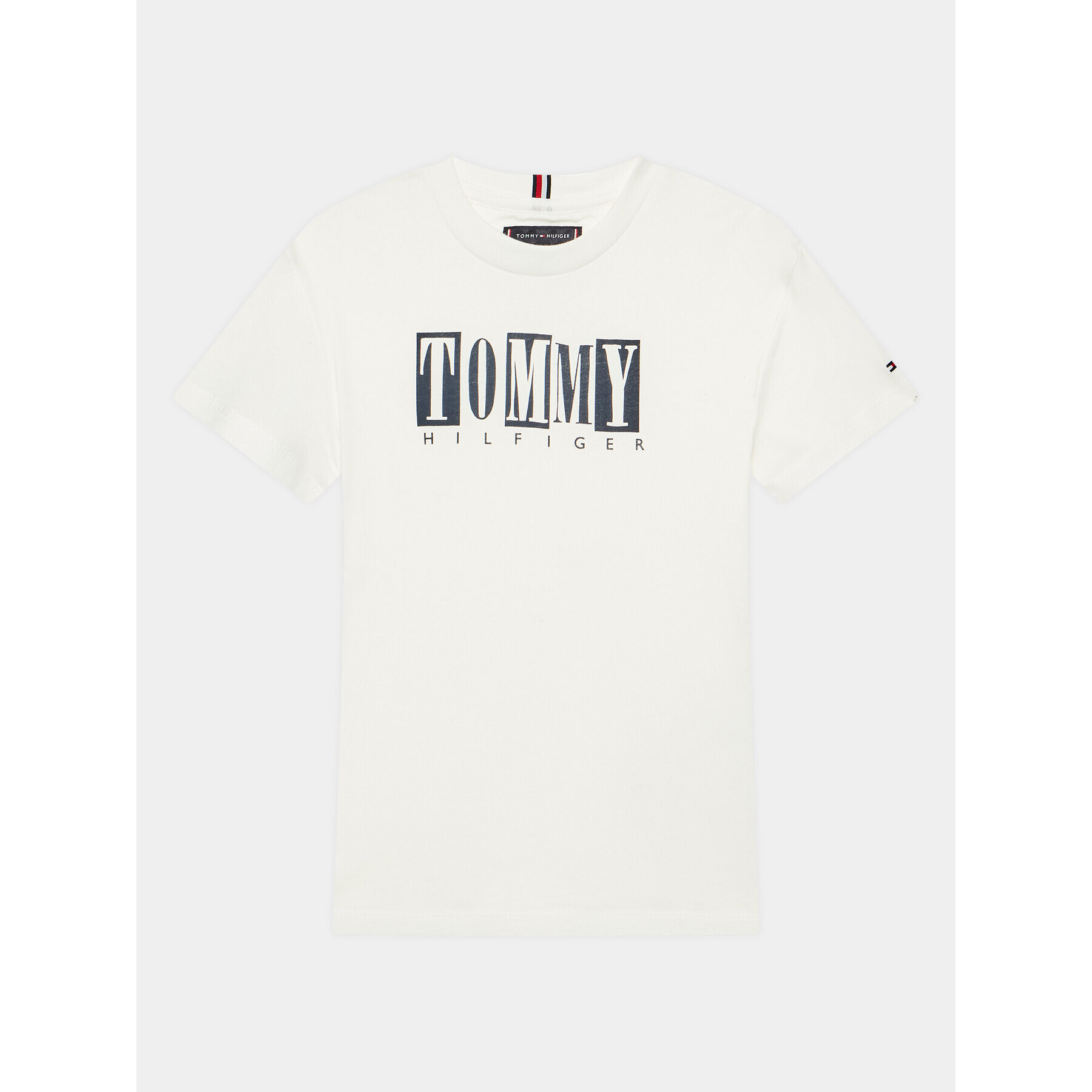 Tommy Hilfiger T-Shirt KB0KB08213 D Bílá Regular Fit - Pepit.cz