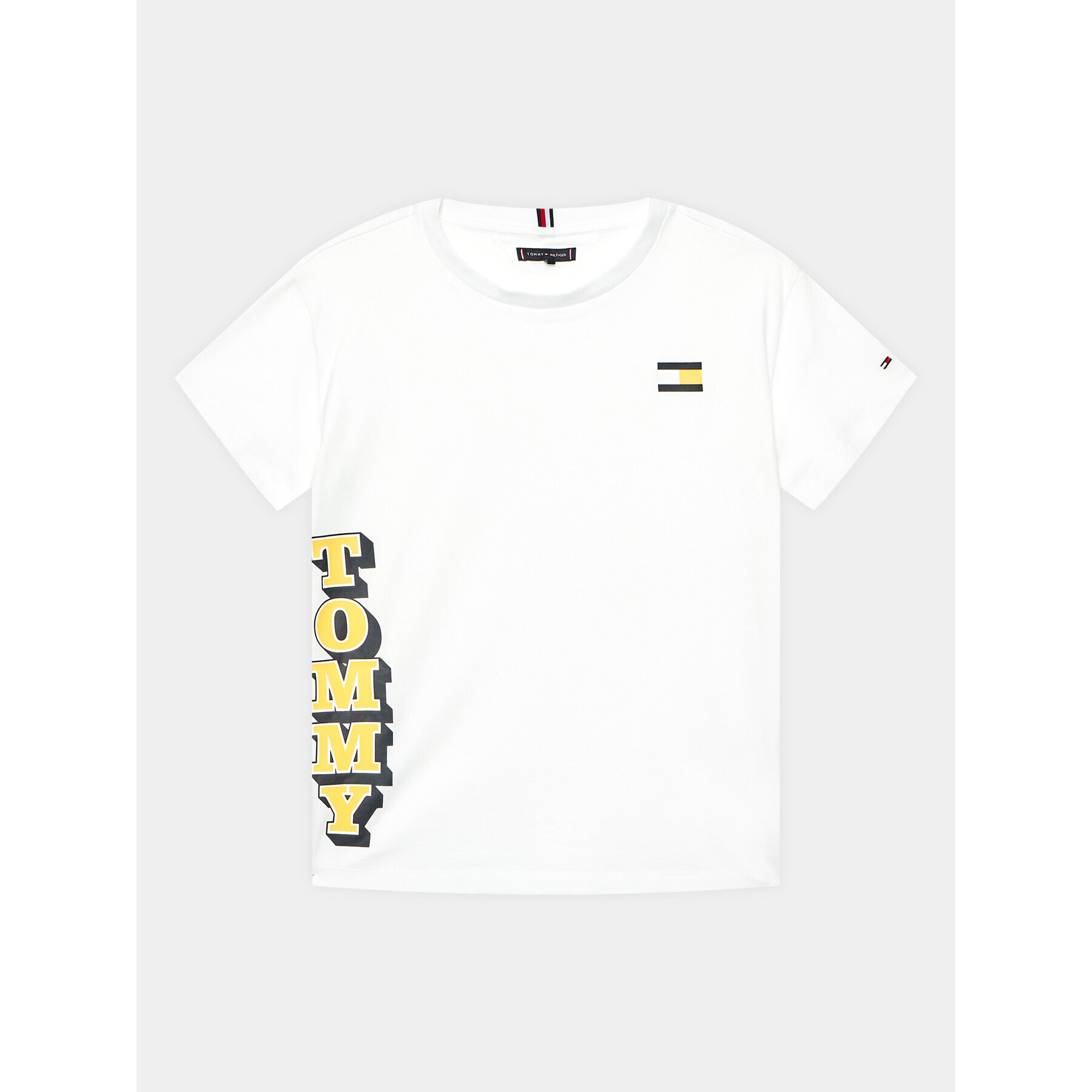 Tommy Hilfiger T-Shirt KB0KB08217 D Bílá Regular Fit - Pepit.cz