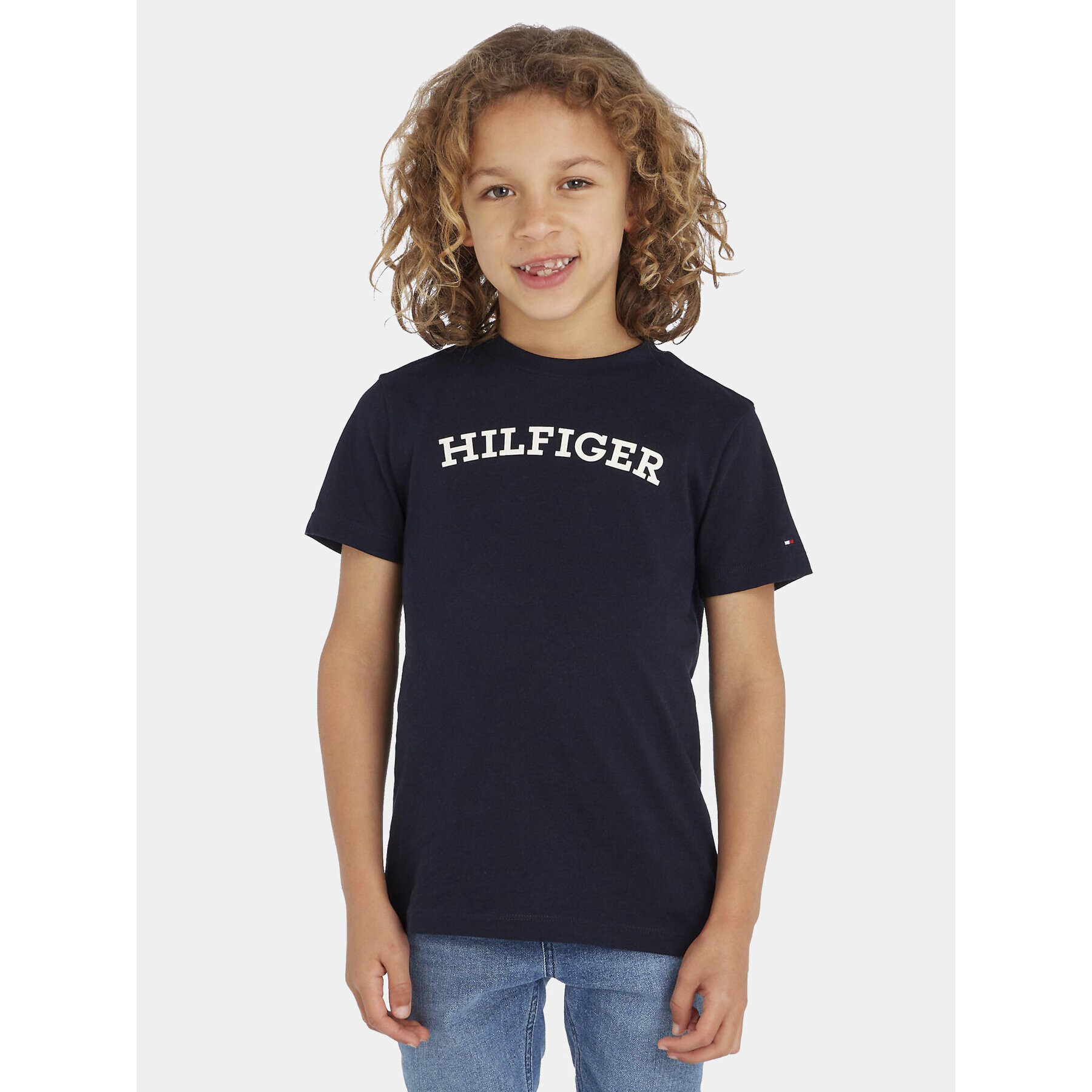 Tommy Hilfiger T-Shirt KB0KB08333 D Tmavomodrá Regular Fit - Pepit.cz