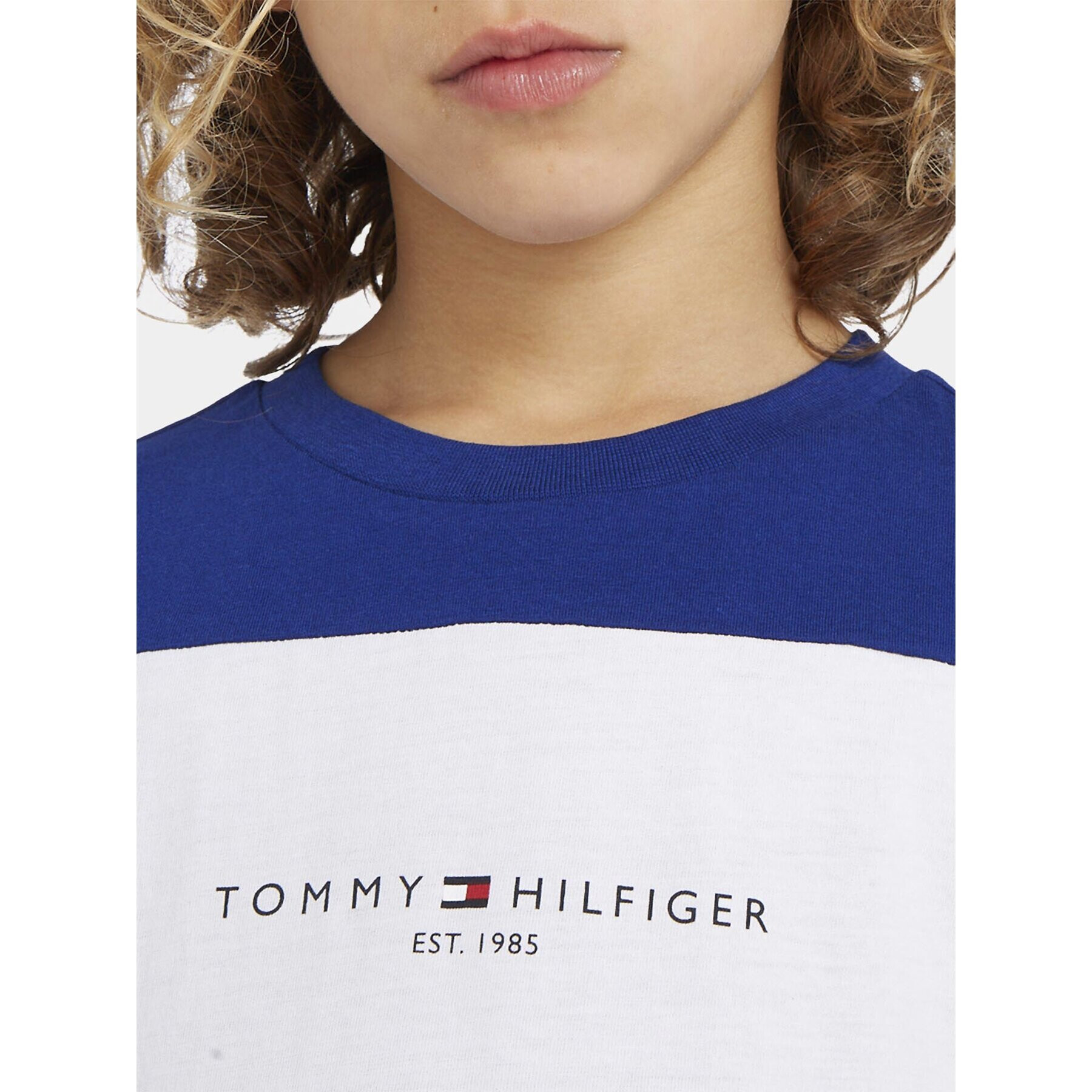 Tommy Hilfiger T-Shirt KB0KB08374 M Modrá Regular Fit - Pepit.cz